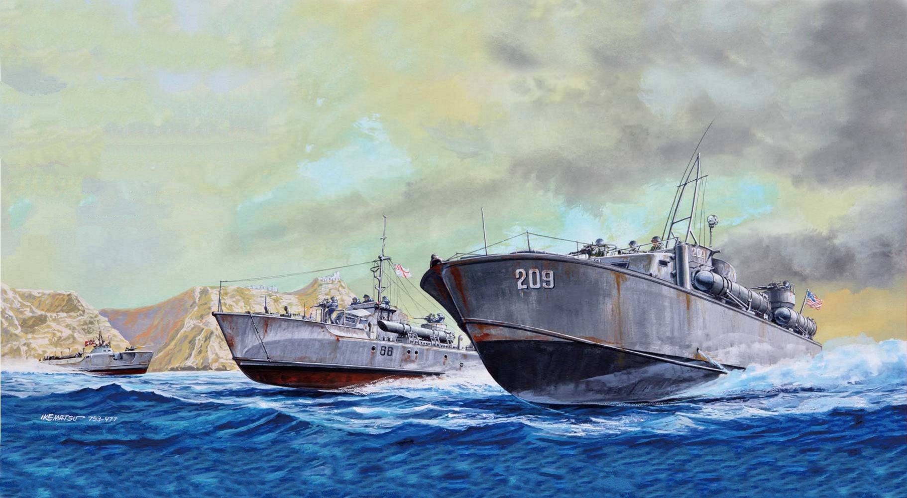 рисунок Motor Torpedo Boats