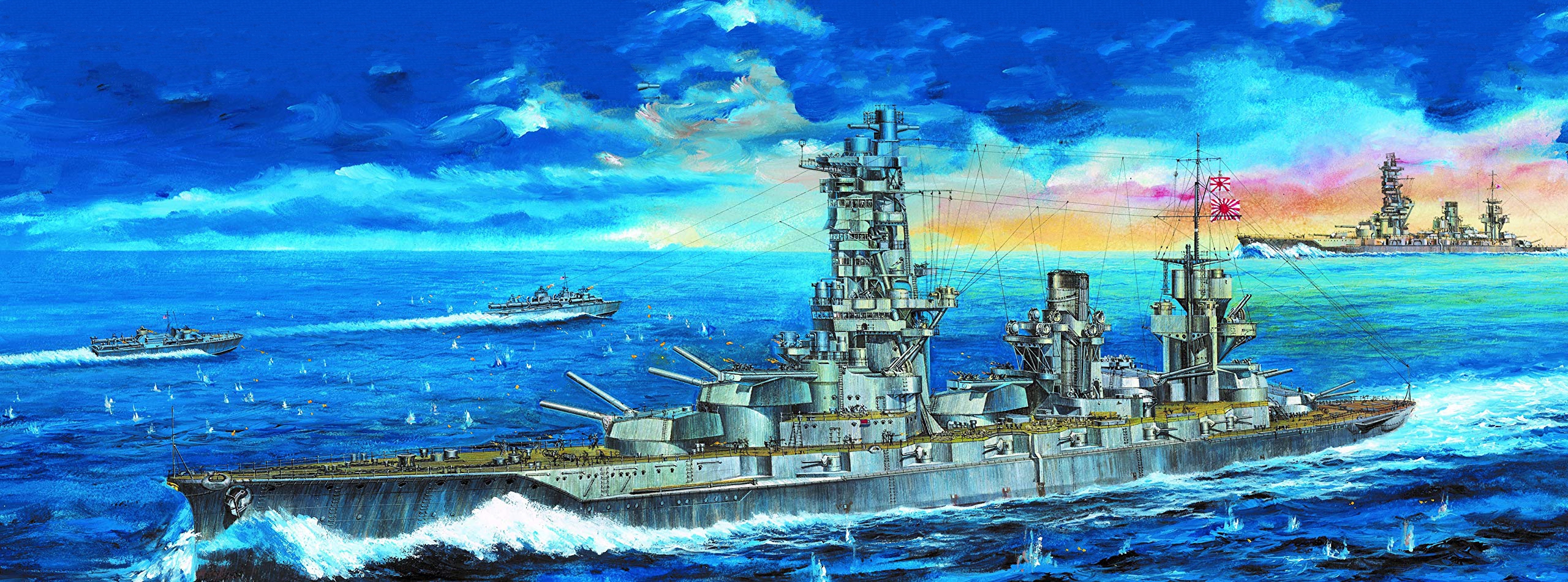 рисунок IJN Battleship Yamashiro 1944