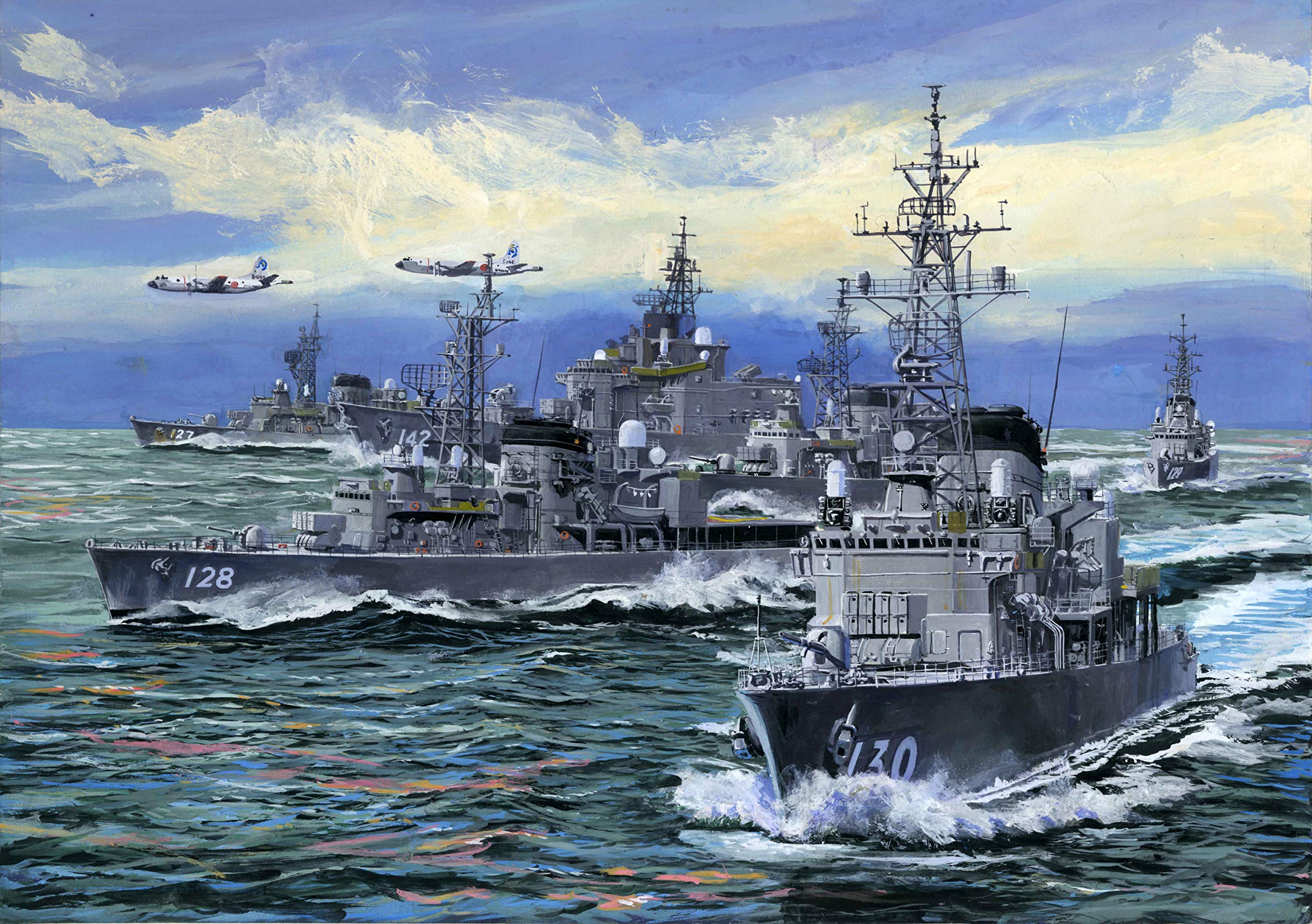 рисунок JMSDF Escort Flotilla 4 (1998)