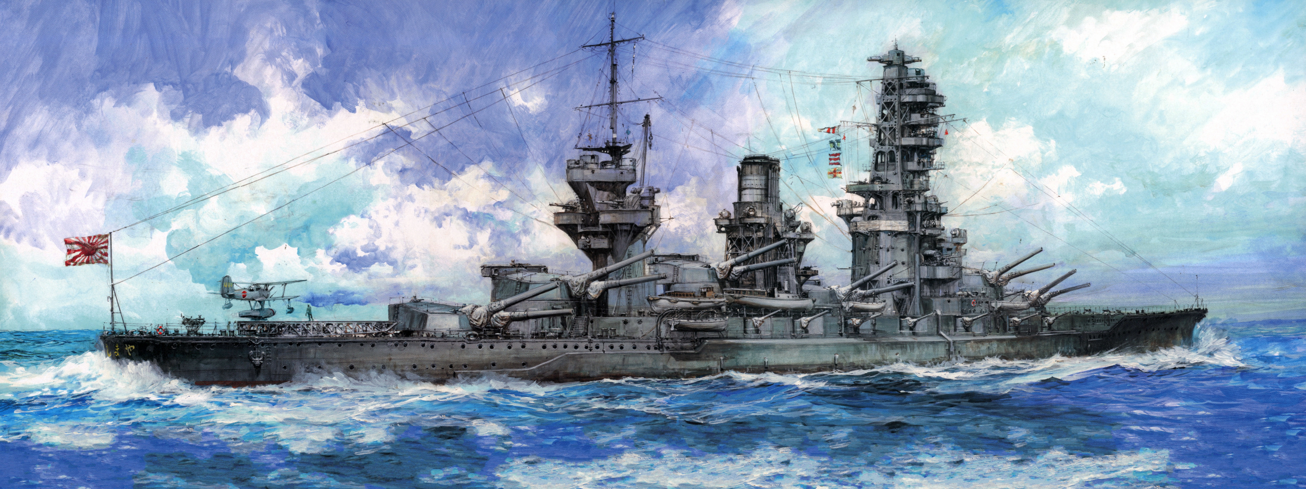 рисунок IJN Battleship Yamashiro