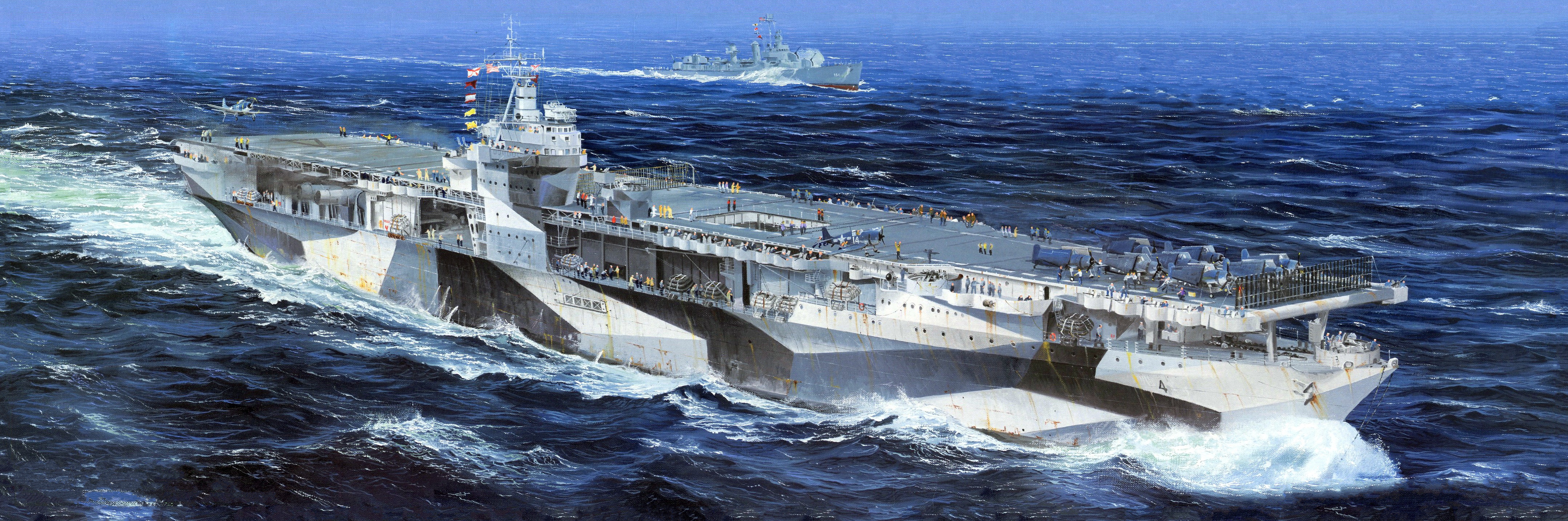 рисунок USS Ranger CV-4