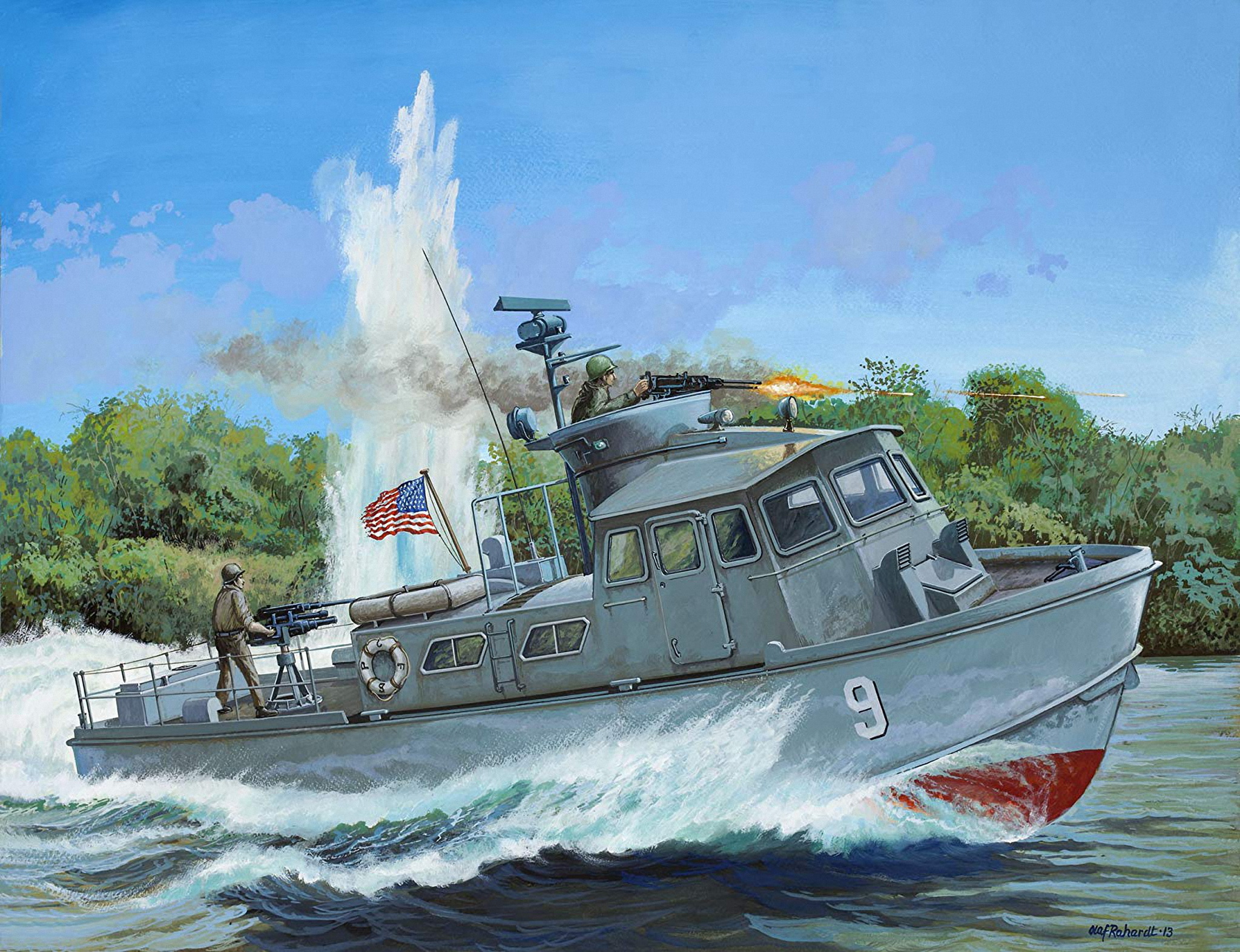 рисунок US Navy Swift Boat (PCF)