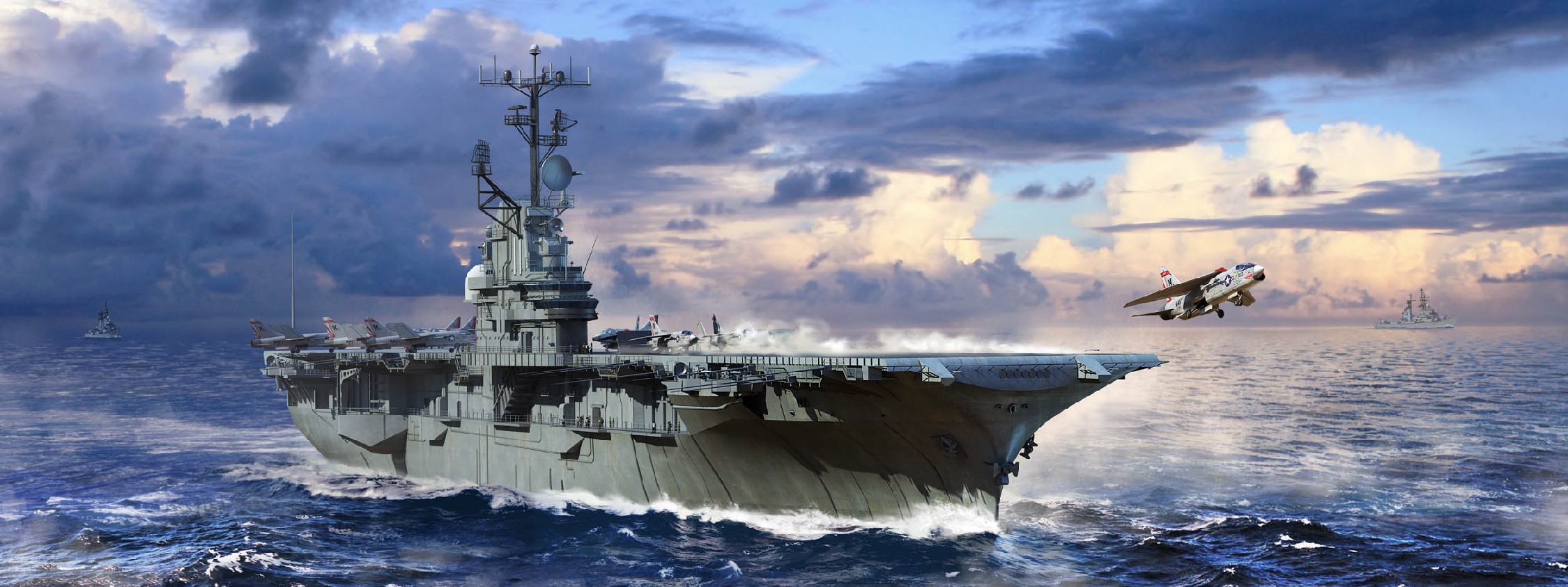 рисунок USS Intrepid CVS-11