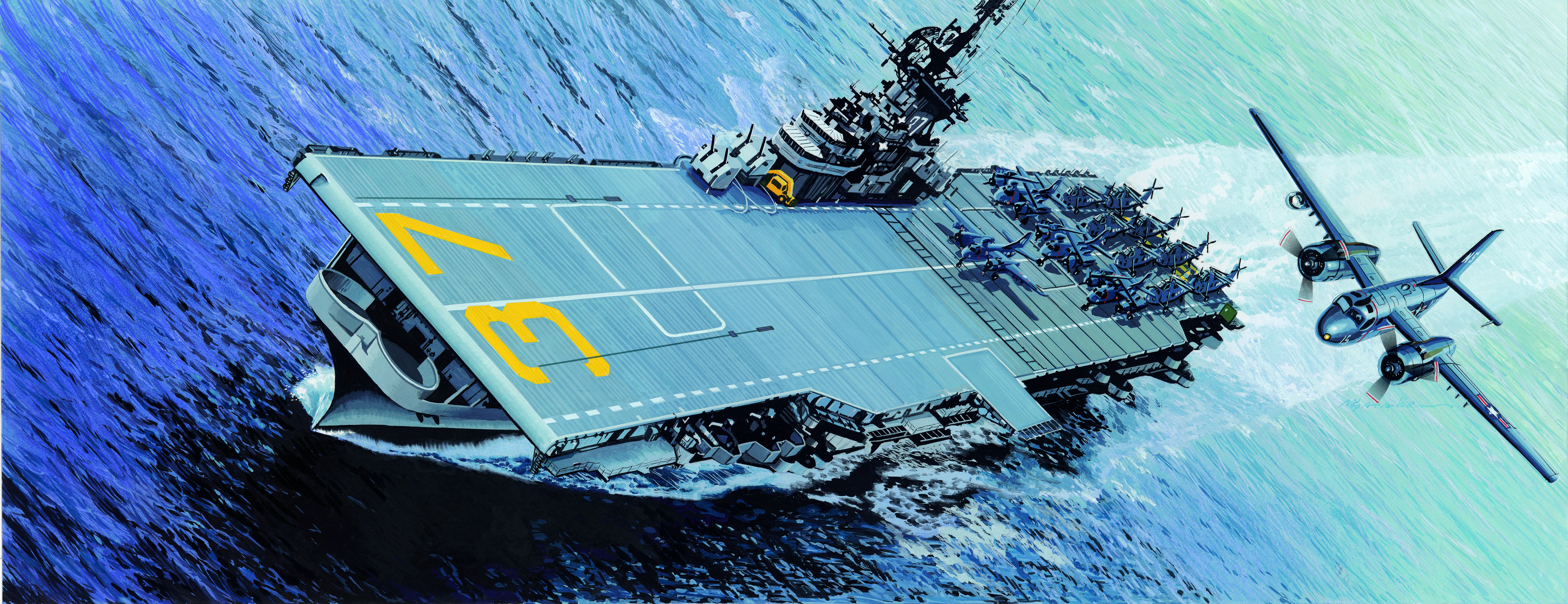 рисунок USS Princeton CVS-37