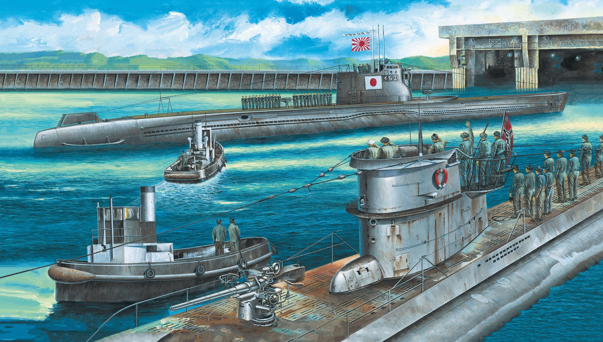 рисунок Submarine I-52