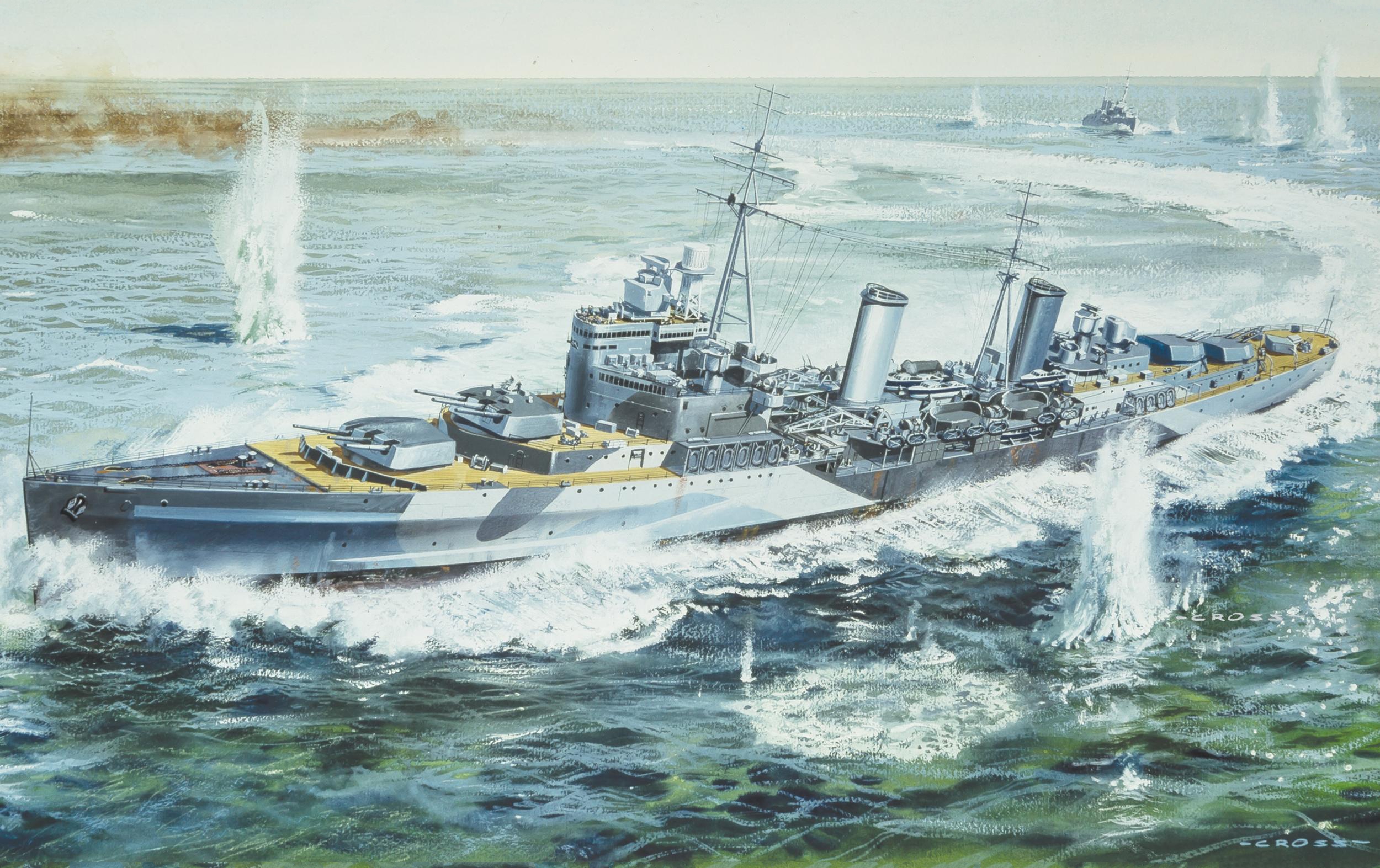 рисунок HMS Belfast