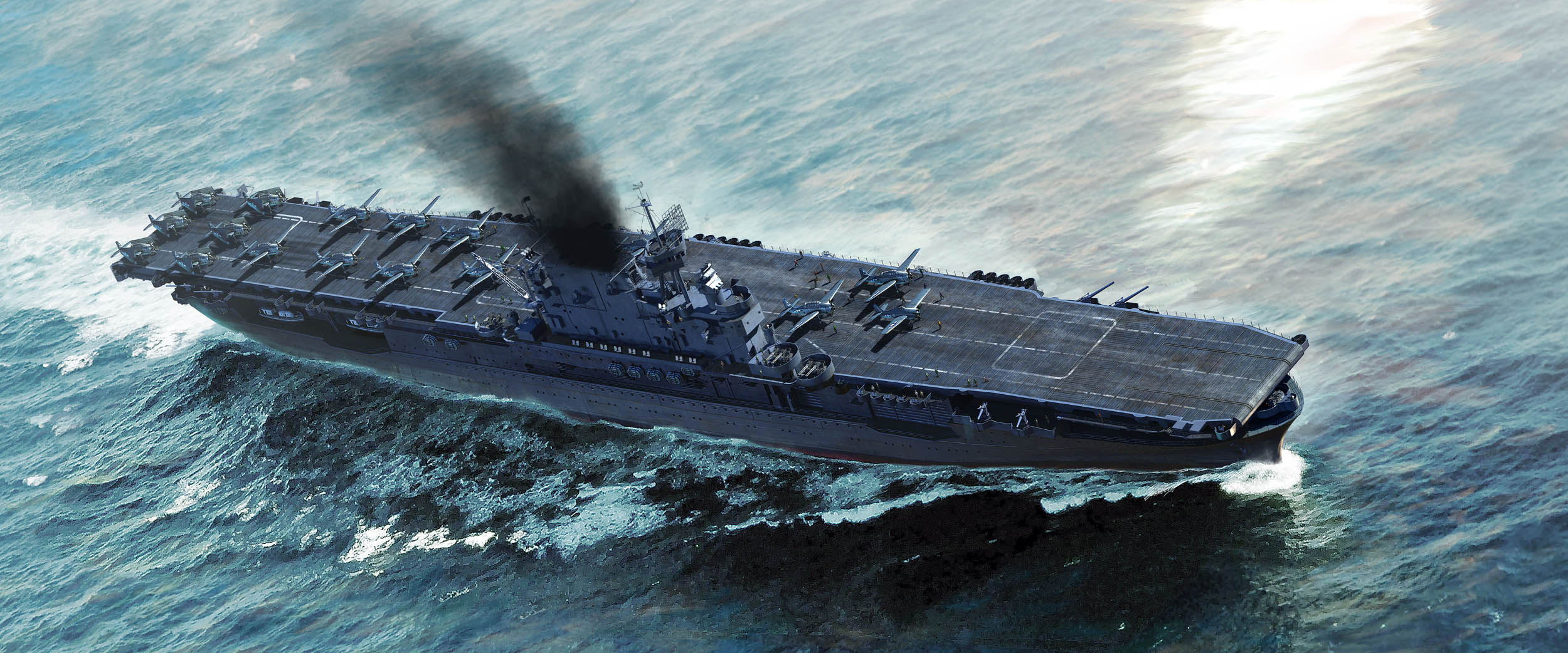 рисунок USS Enterprise CV-6