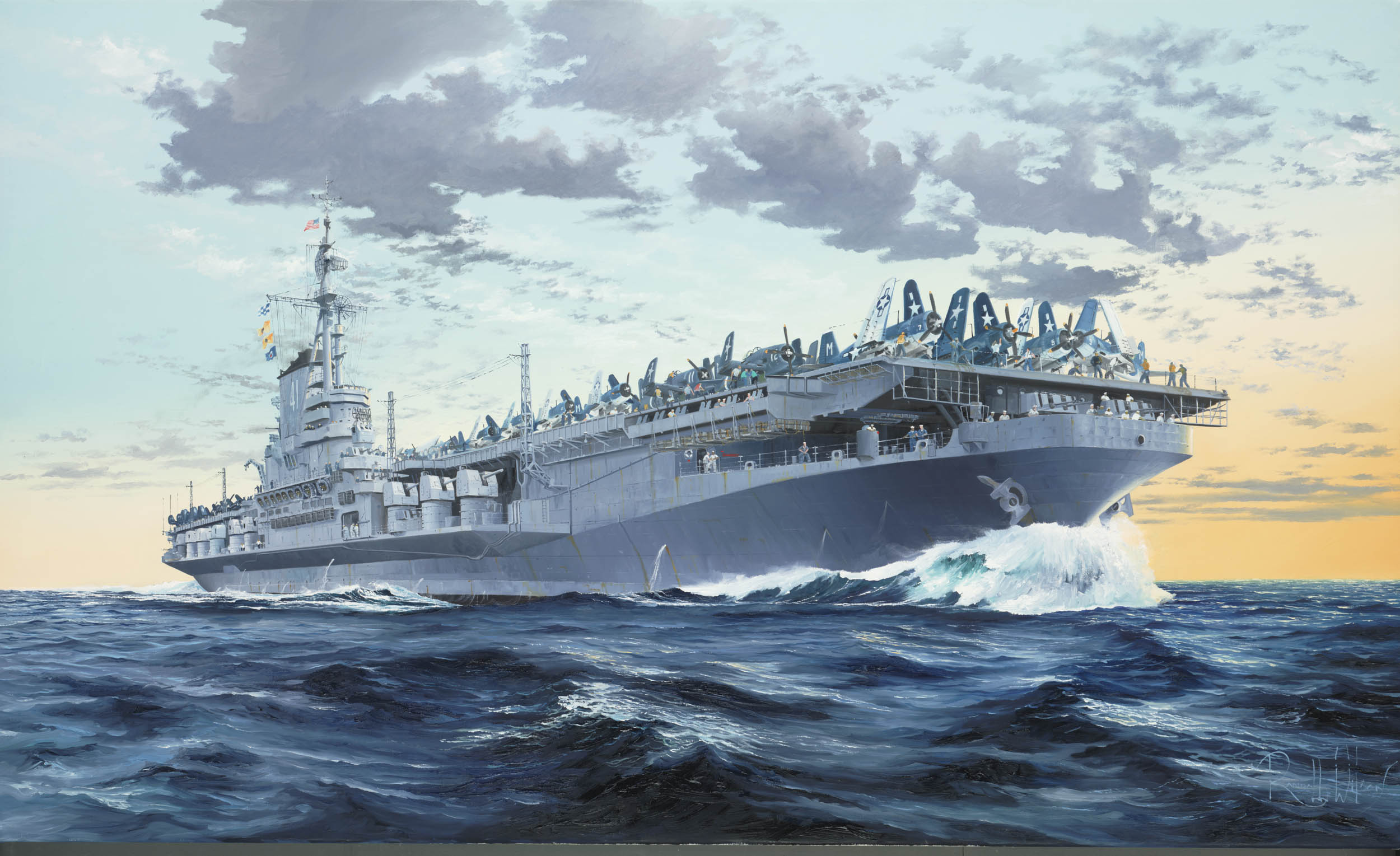 рисунок USS Midway (CV-41)