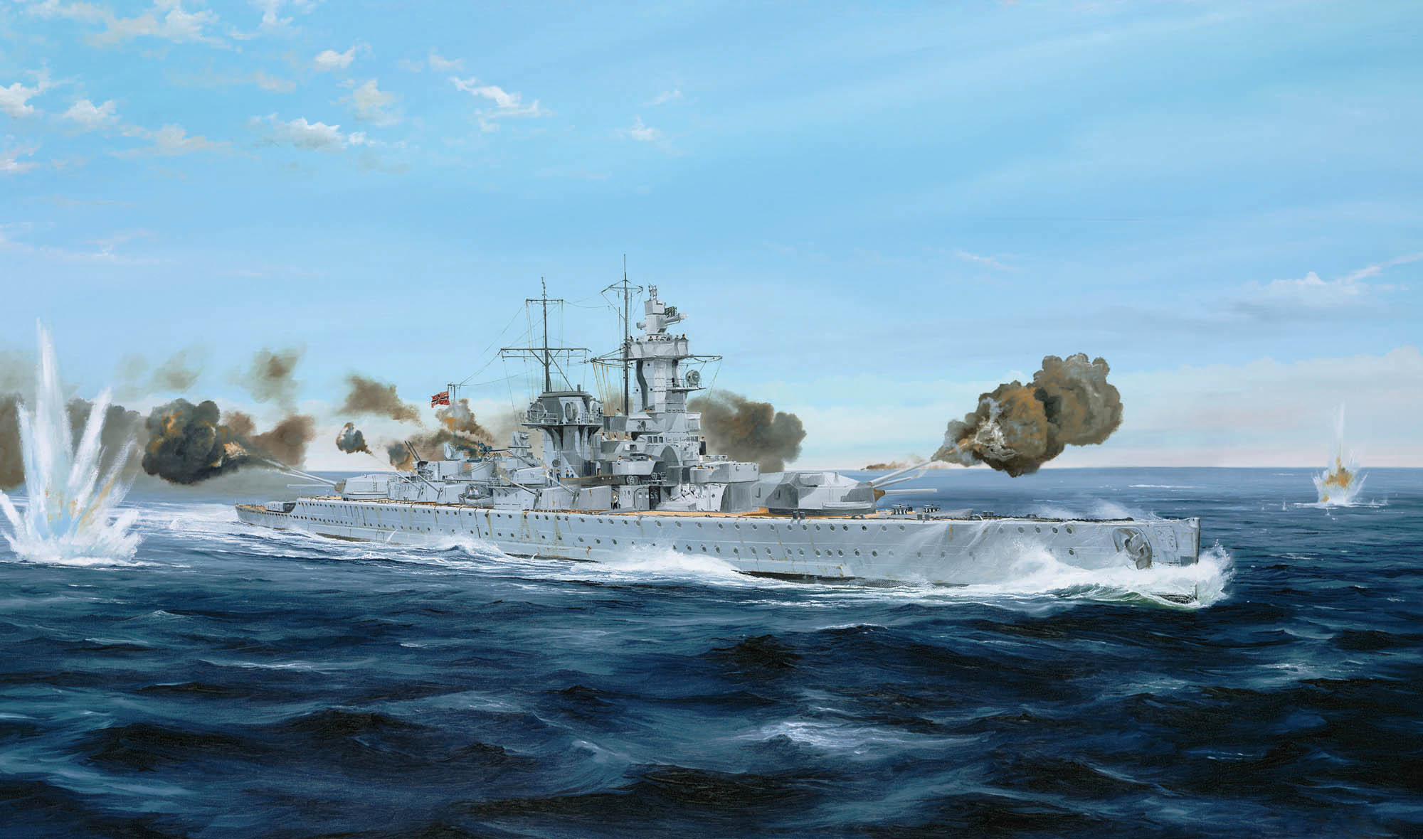 рисунок Battleship (Panzerschiffe) Admiral Graf Spee 1939
