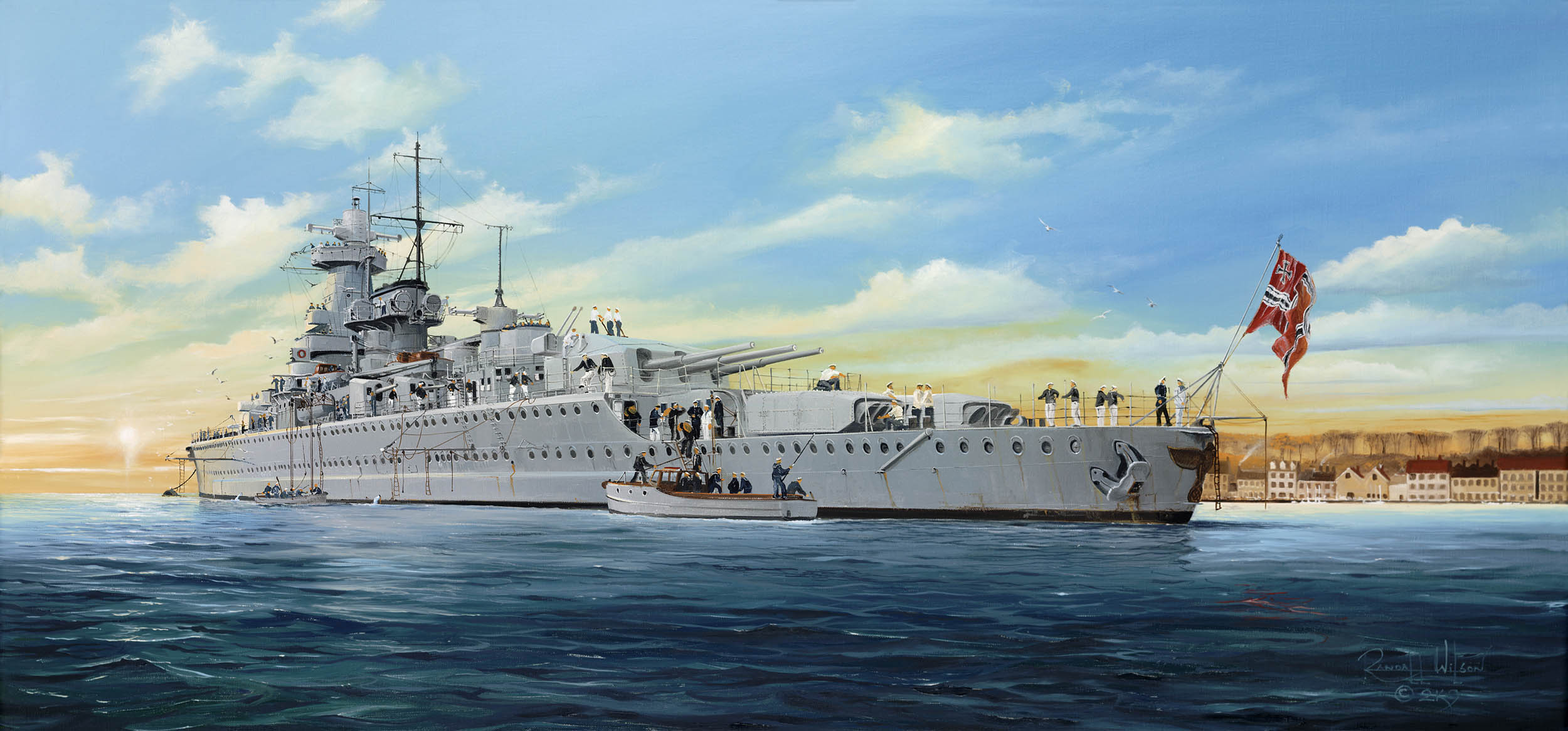 рисунок Pocket Battleship Admiral Graf Spee