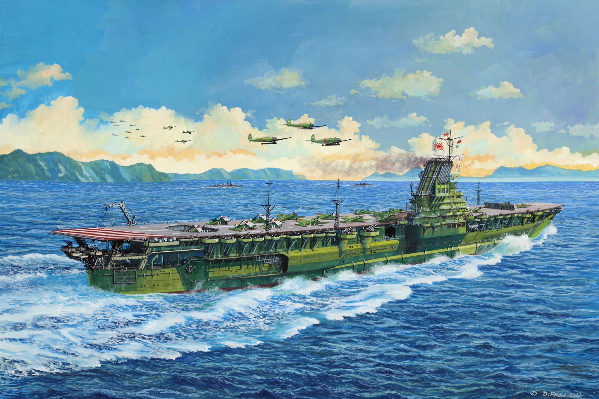 рисунок Aircraft Carrier Shinano