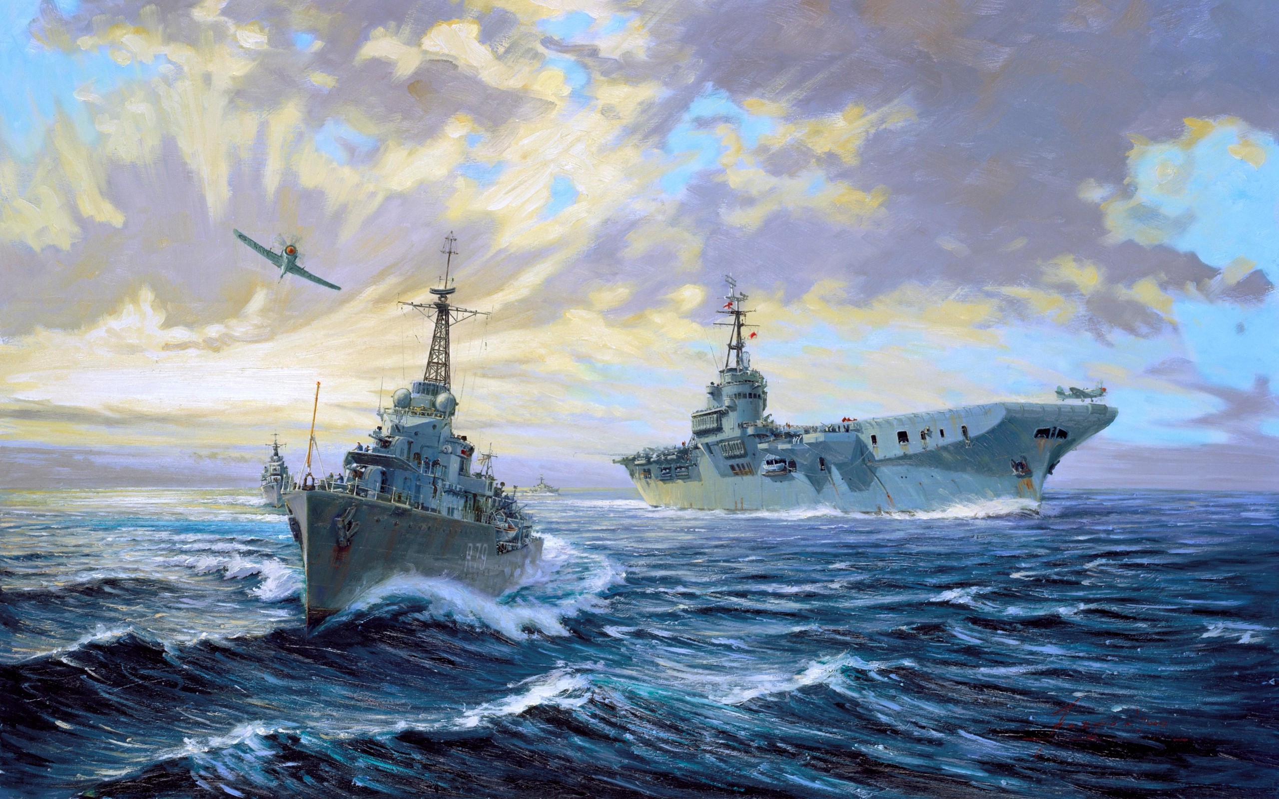 рисунок The changing fleet after World War 2