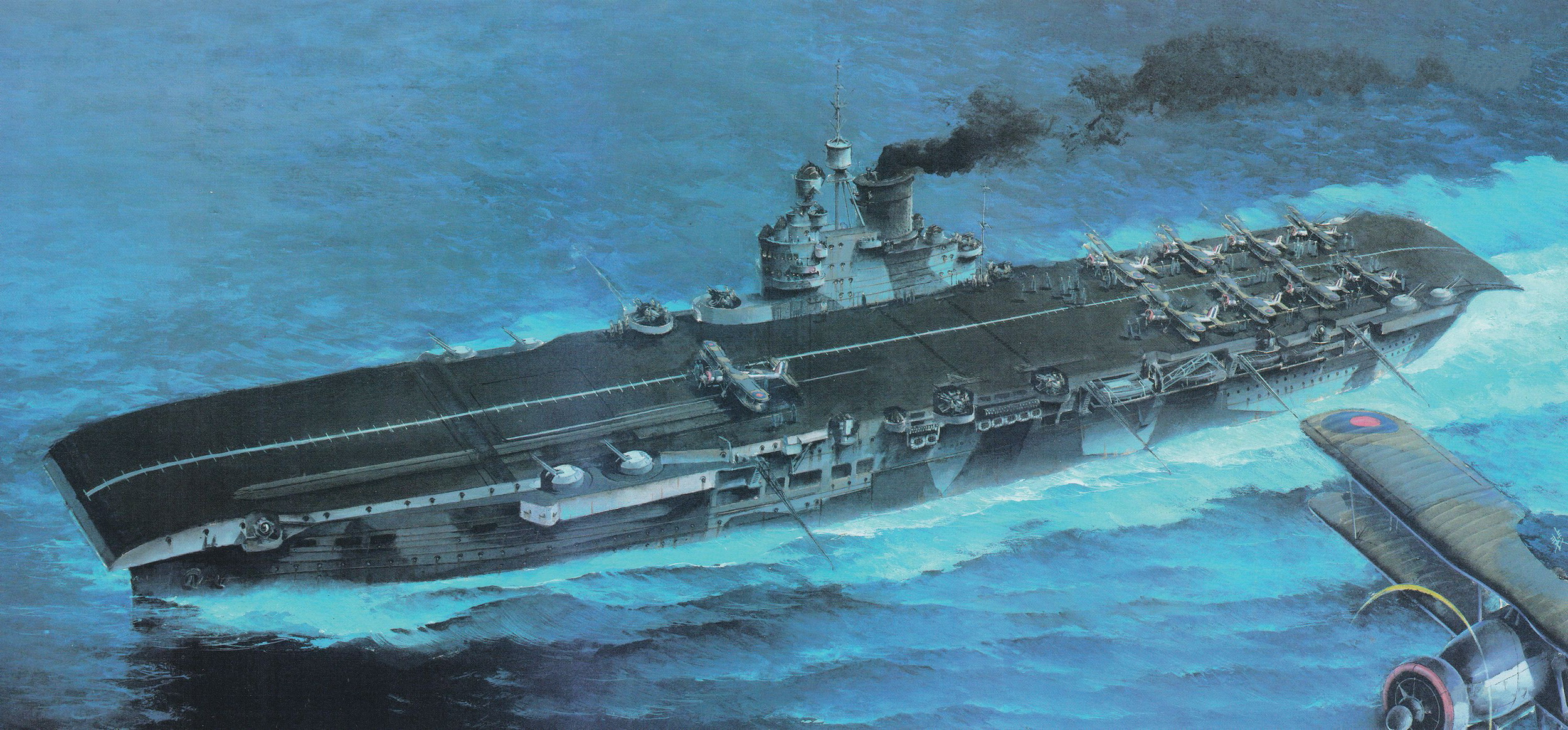 рисунок HMS Illustrious 1940