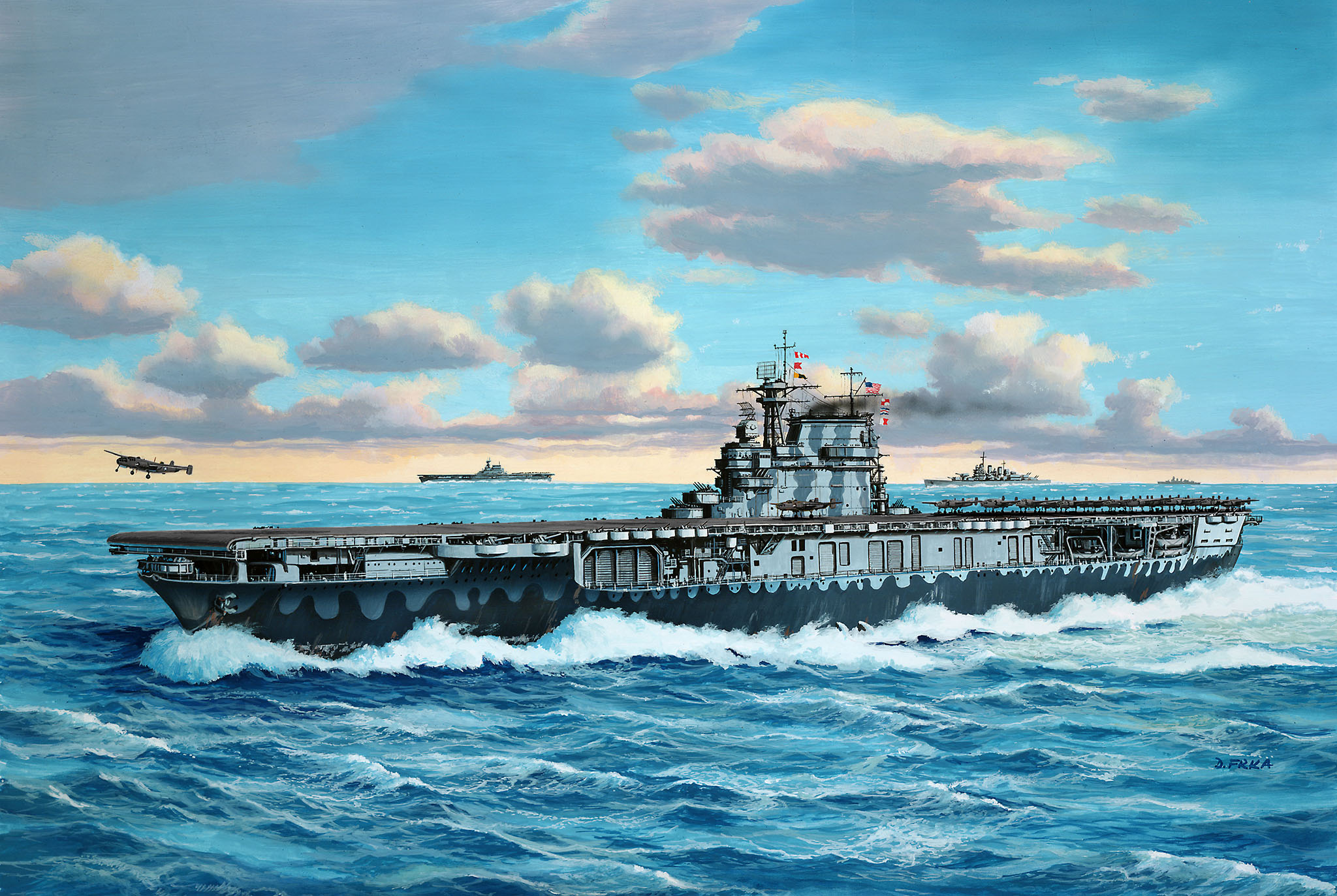 рисунок USS Hornet