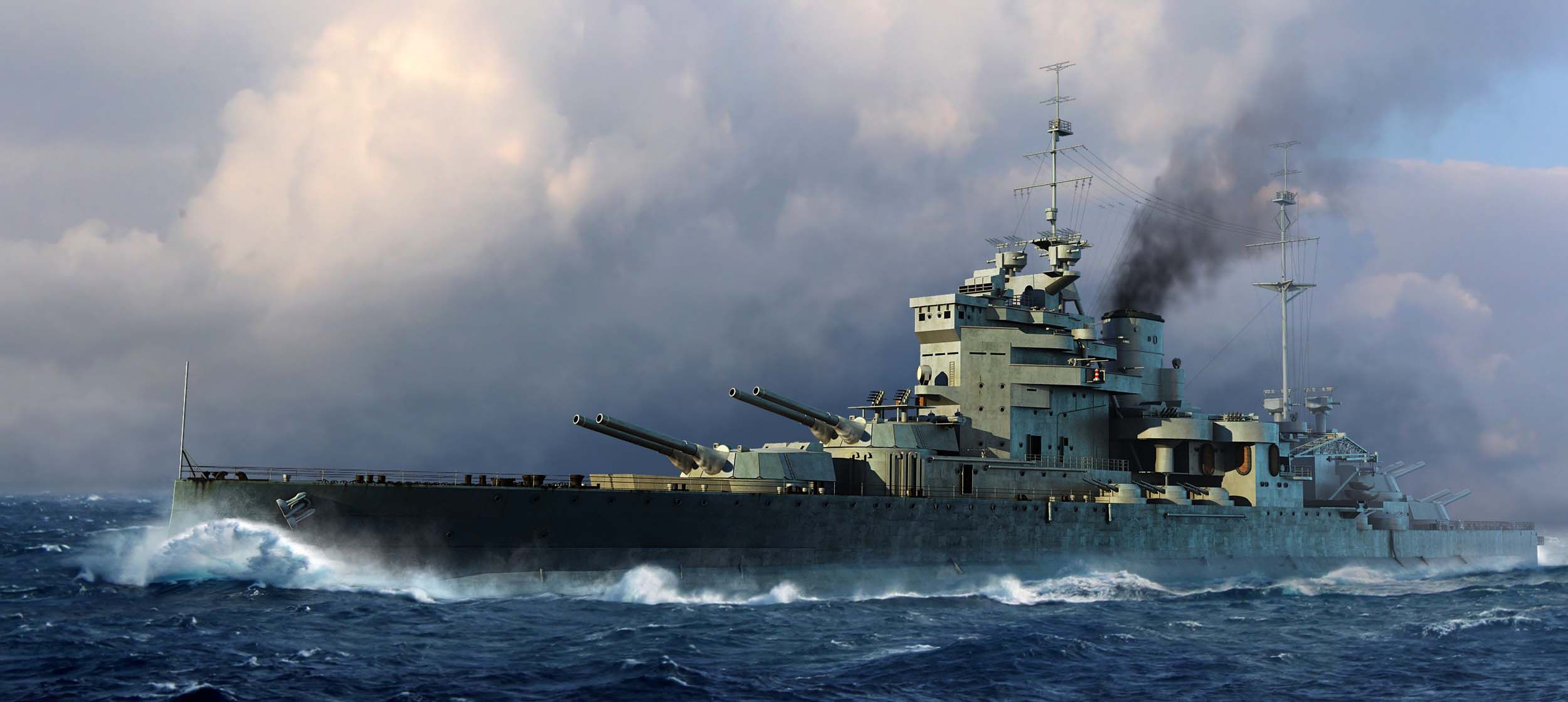 рисунок HMS Valiant 1939