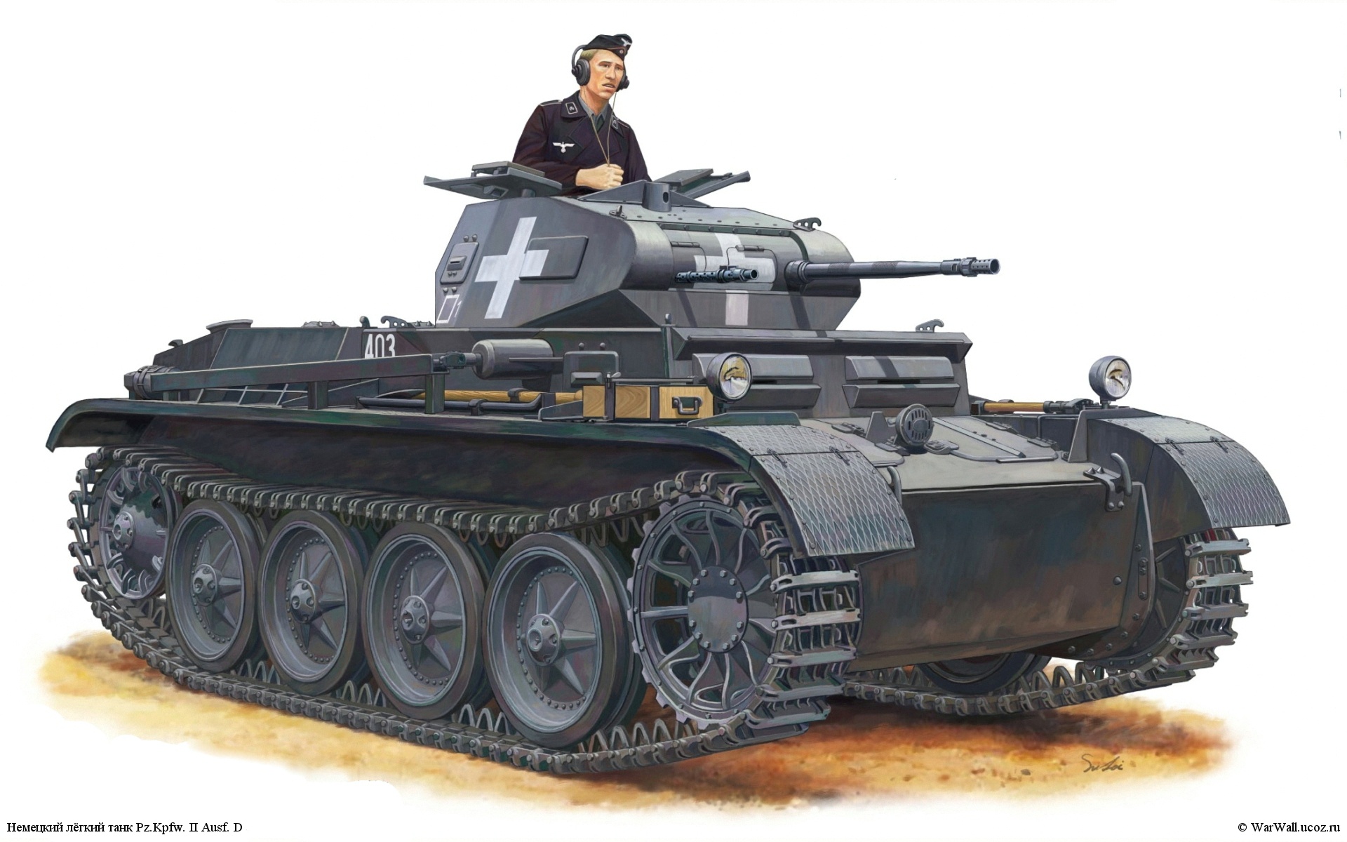 рисунок 35061 Pz.Kpfw. II Ausf. D