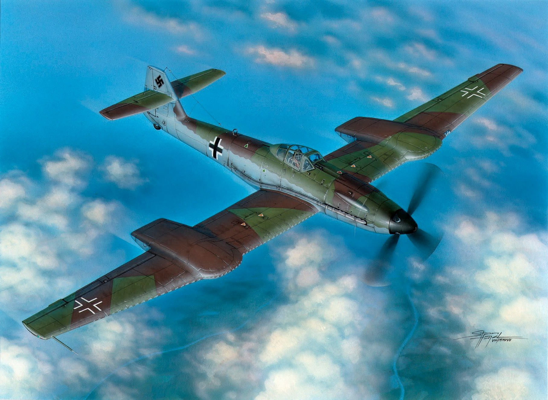 рисунок Blohm & Voss BV 155V-1