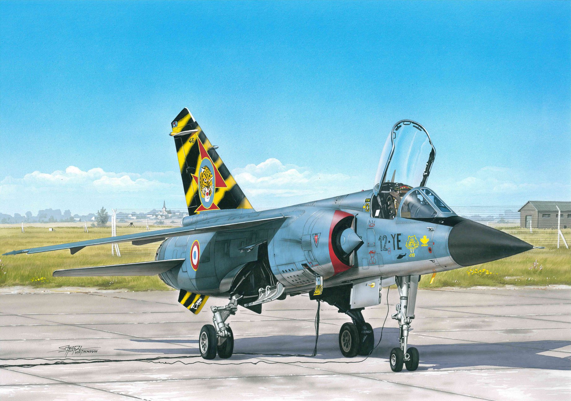рисунок Dassault Mirage F.1C/C-200