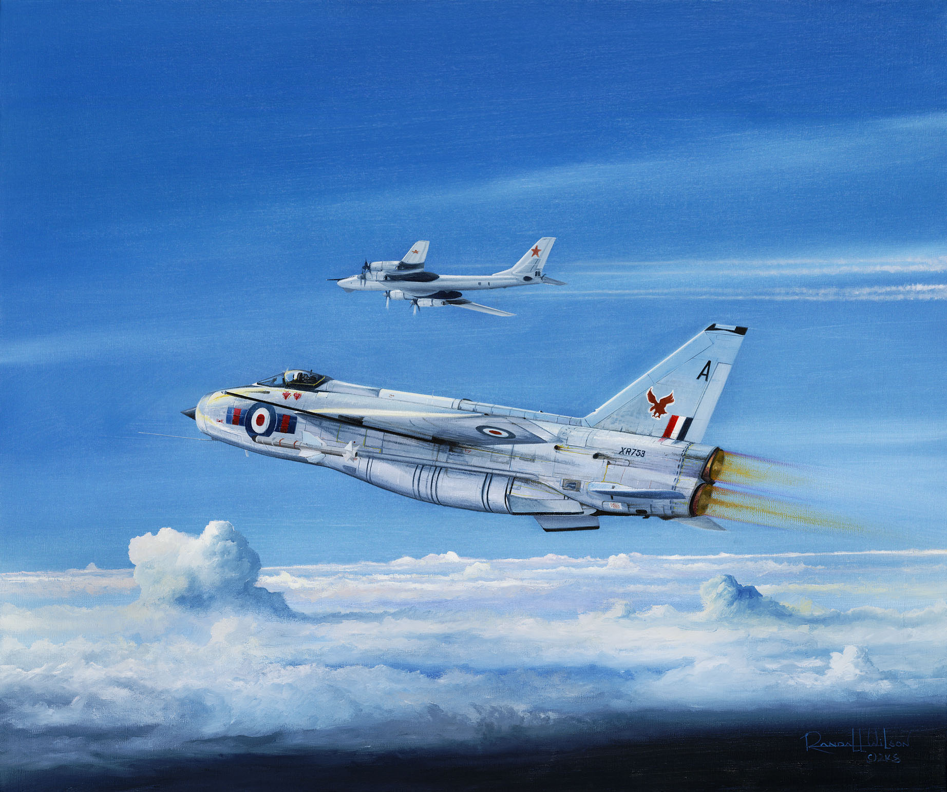 рисунок BAC Lightning F.6/F.2A
