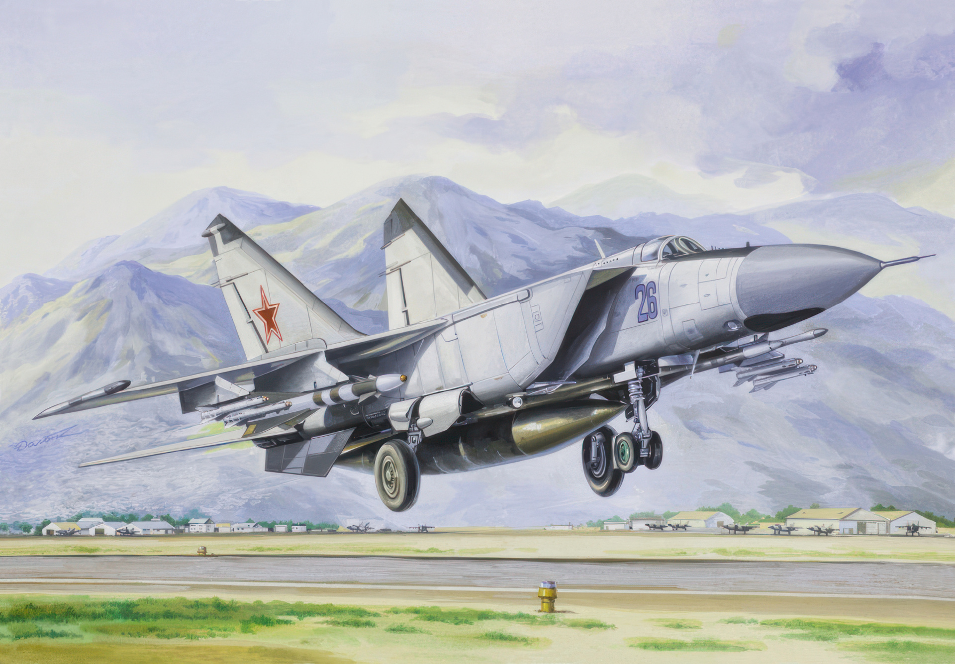 рисунок МиГ-25ПД