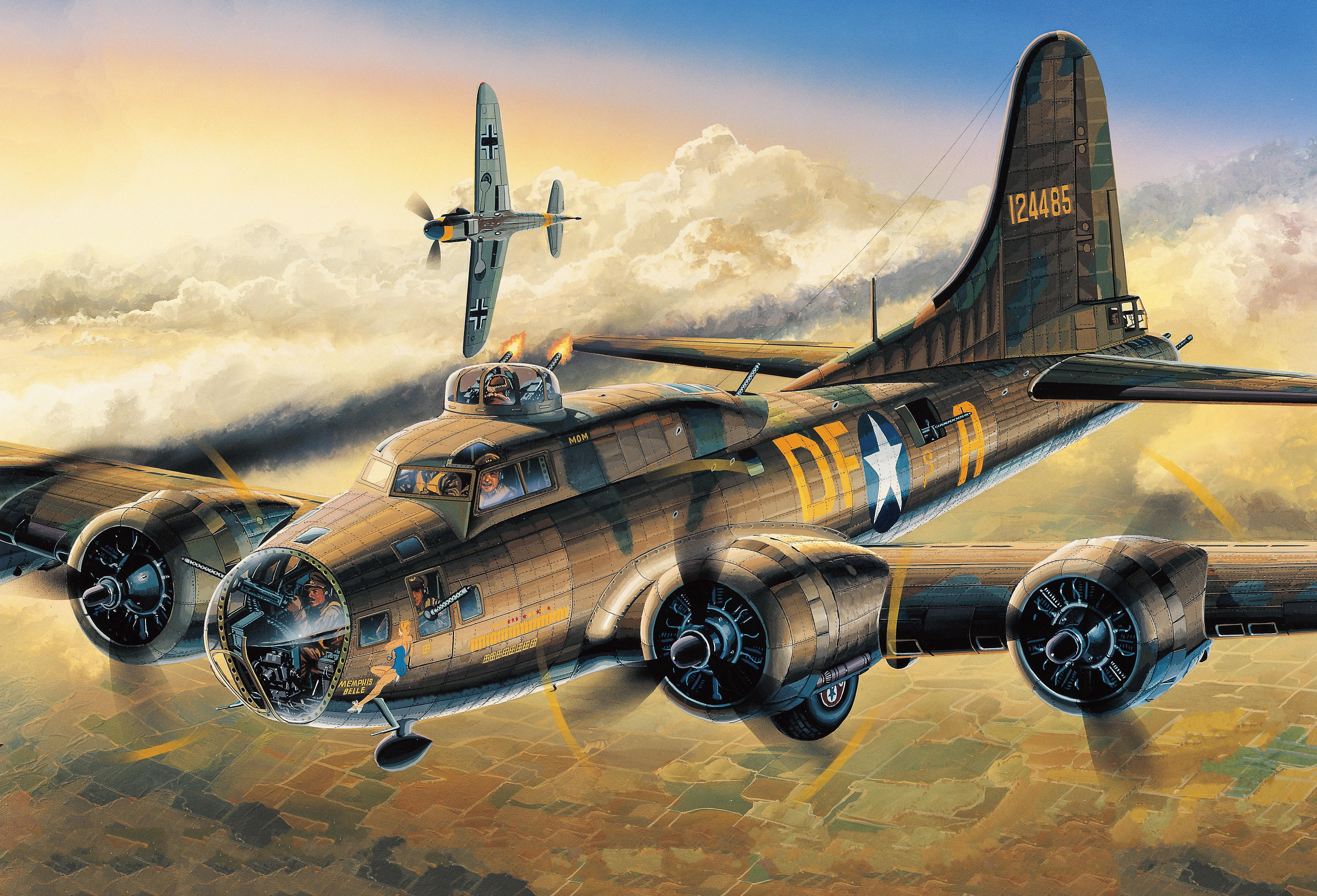 рисунок Memphis Belle B-17F