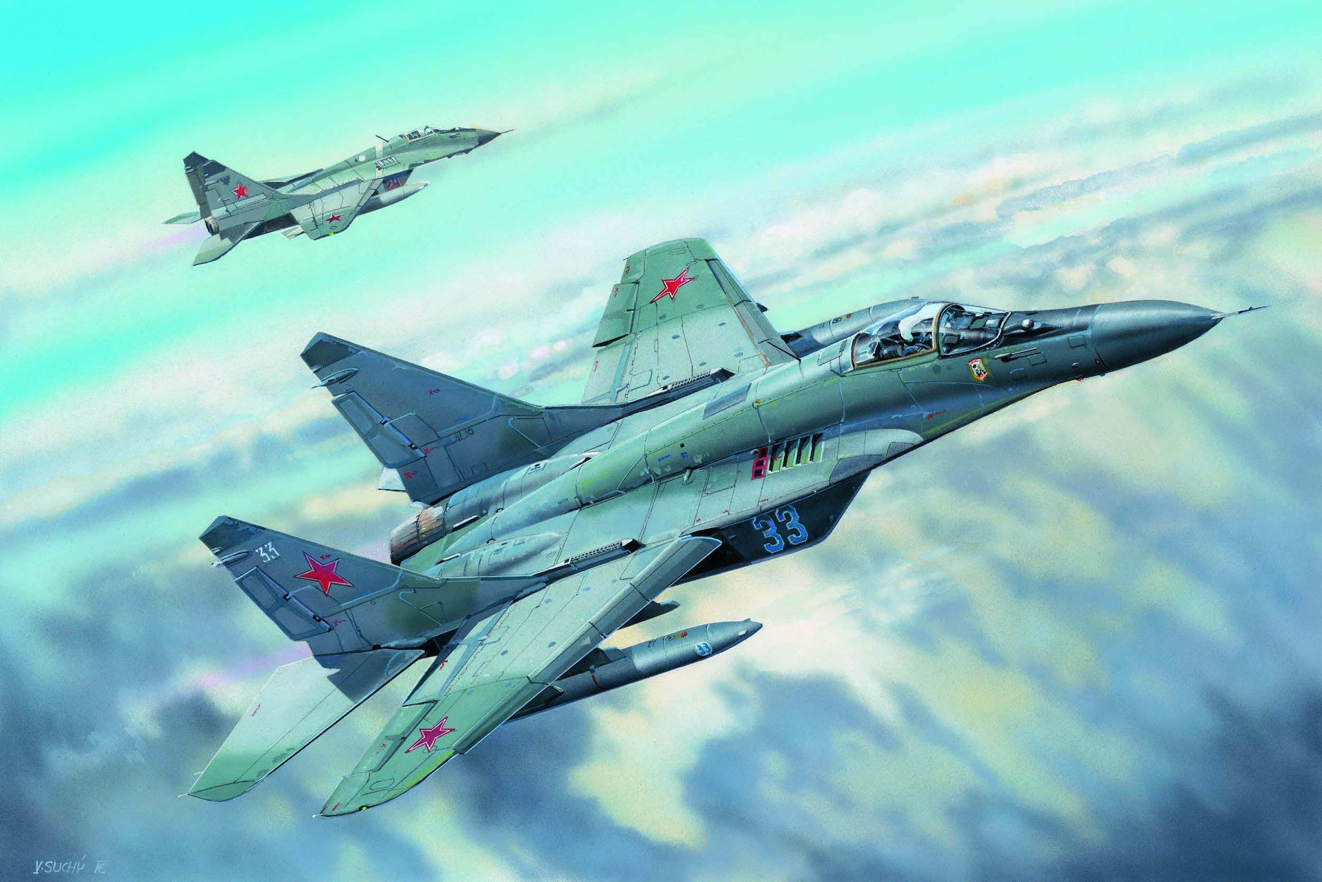 рисунок Russian MiG-29C Fulcrum