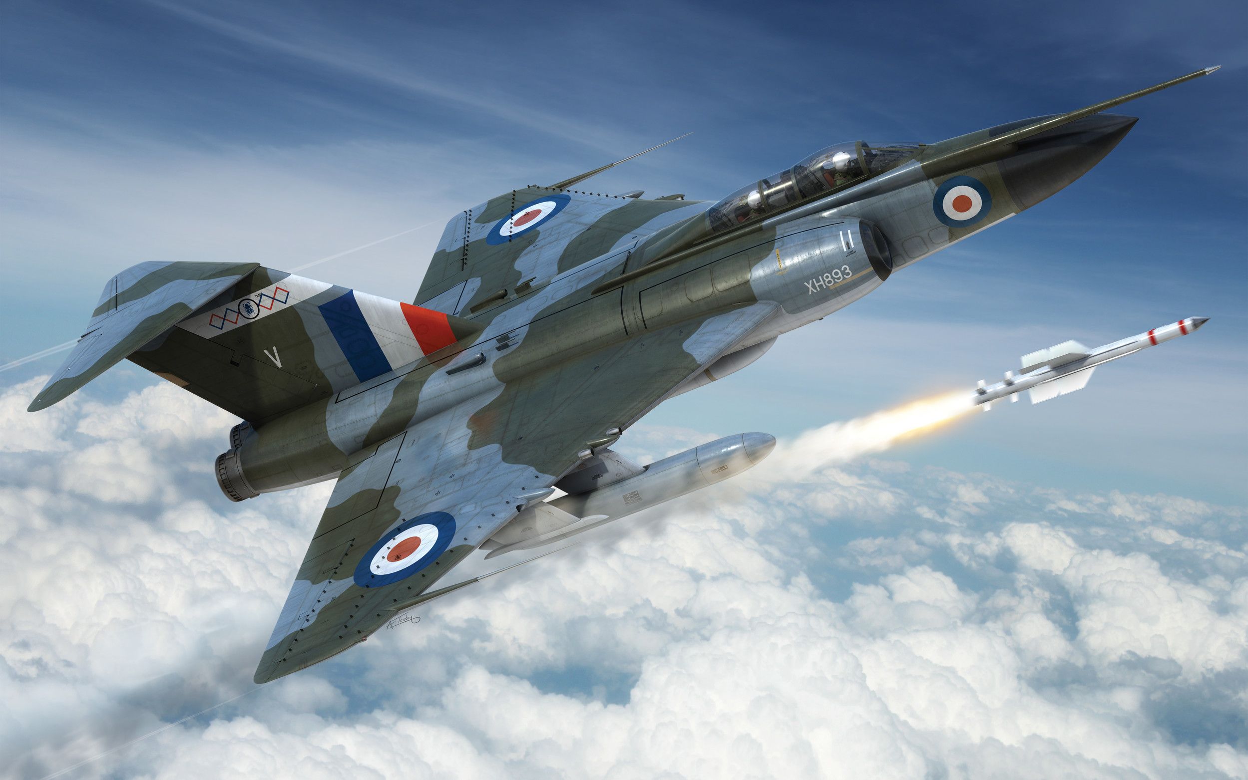 рисунок Gloster Javelin FAW.9