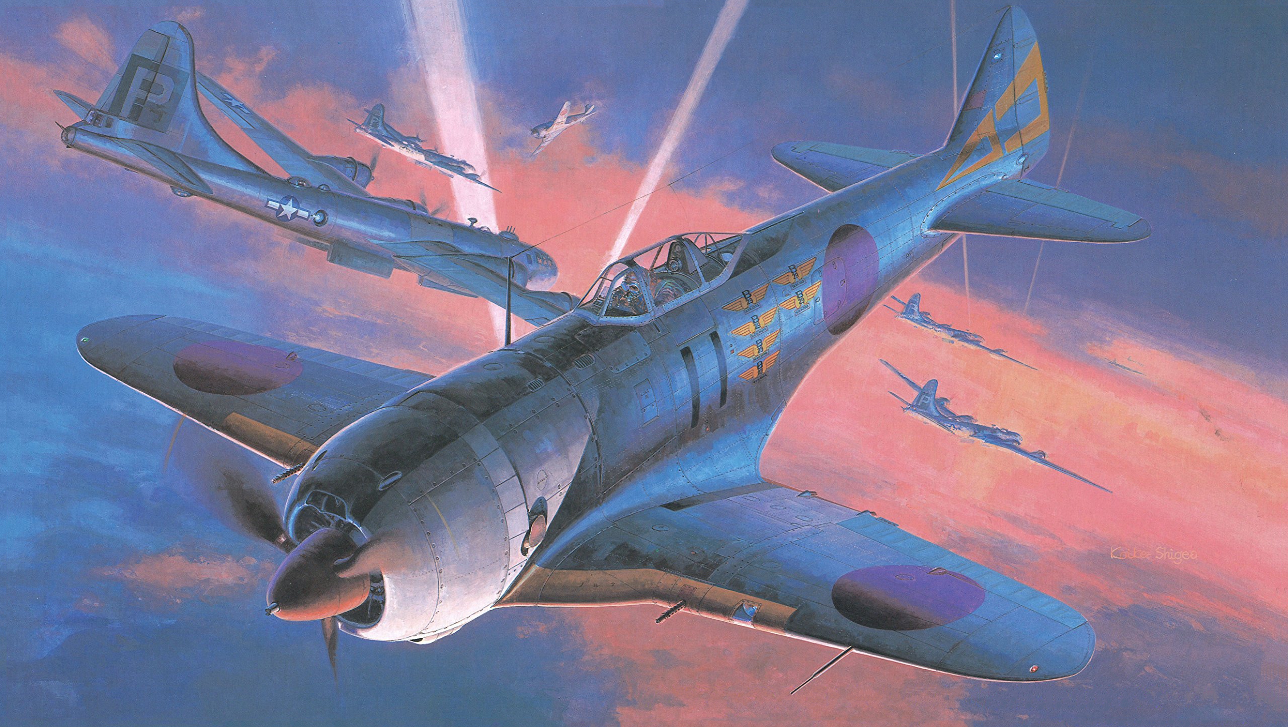рисунок Nakajima Ki-44-II Hei Shoki (Tojo)