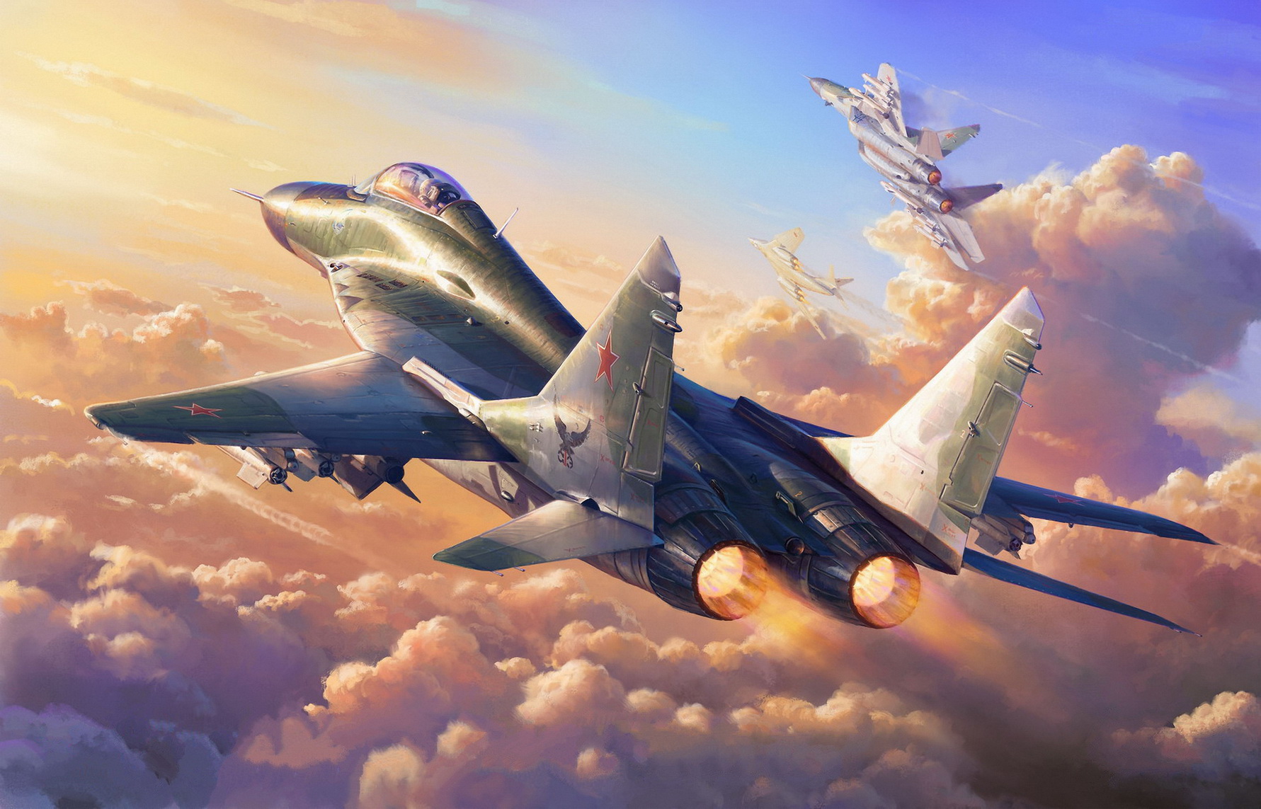 рисунок MiG-29 Fulcrum-A 9-12 Late Type