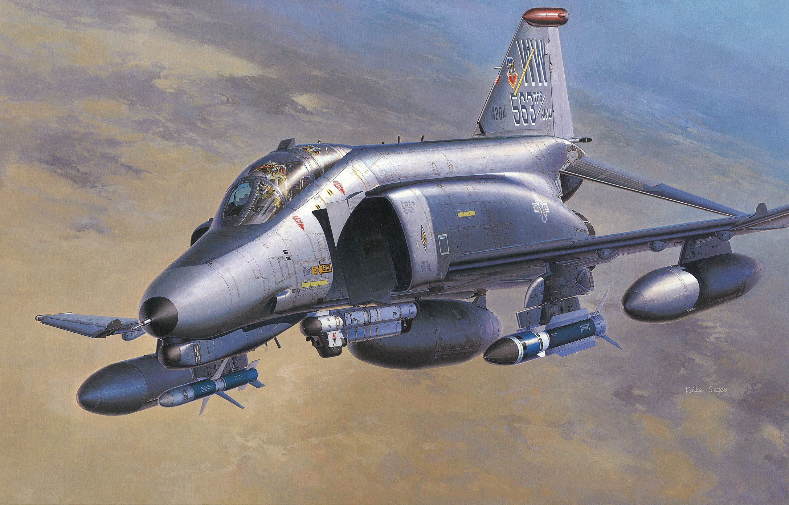 рисунок F-4G Phantom II