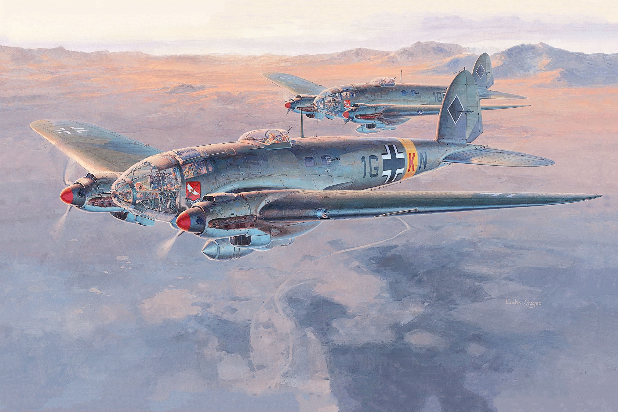 рисунок Heinkel He 111H-6