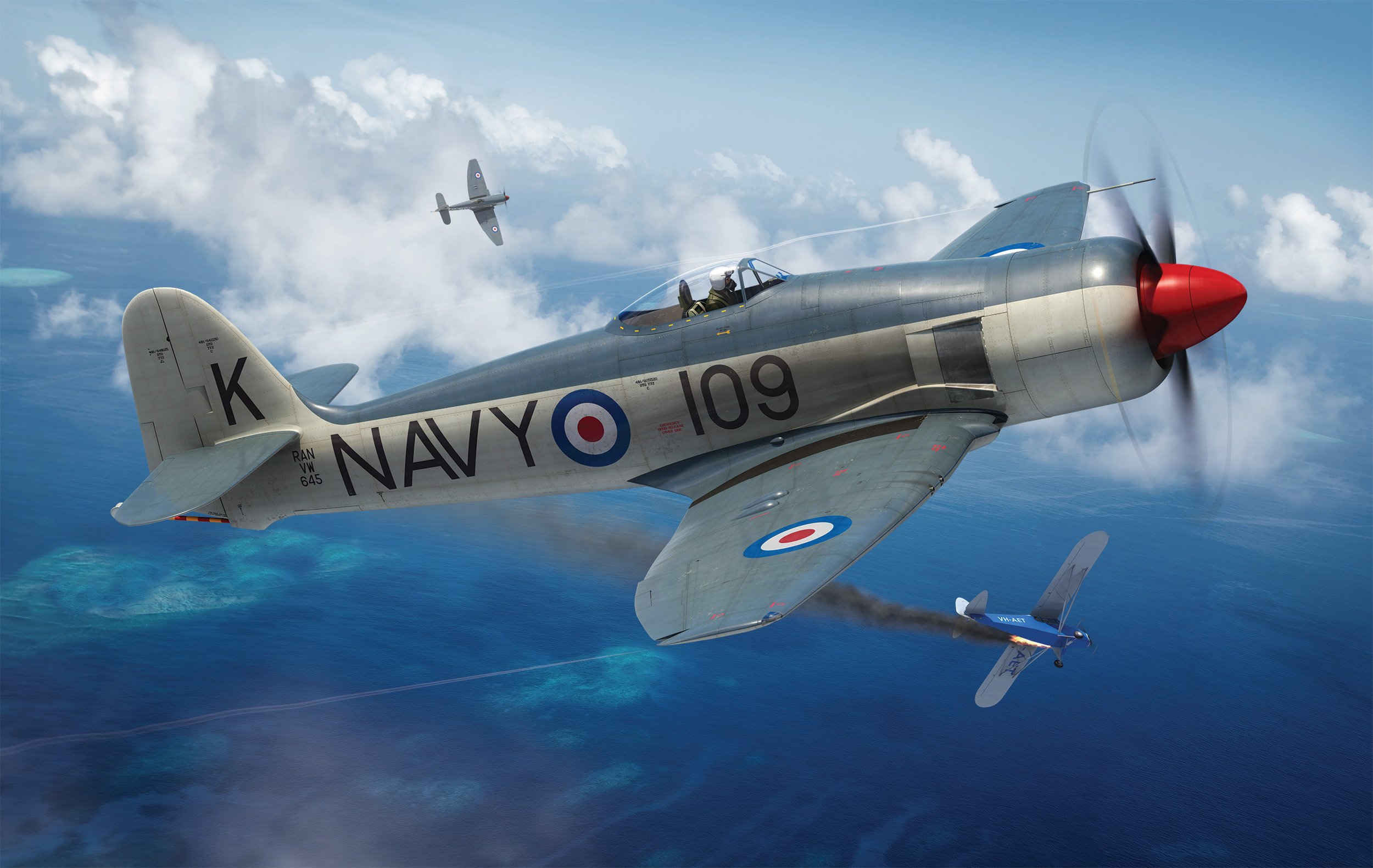 рисунок Hawker Sea Fury FB.11