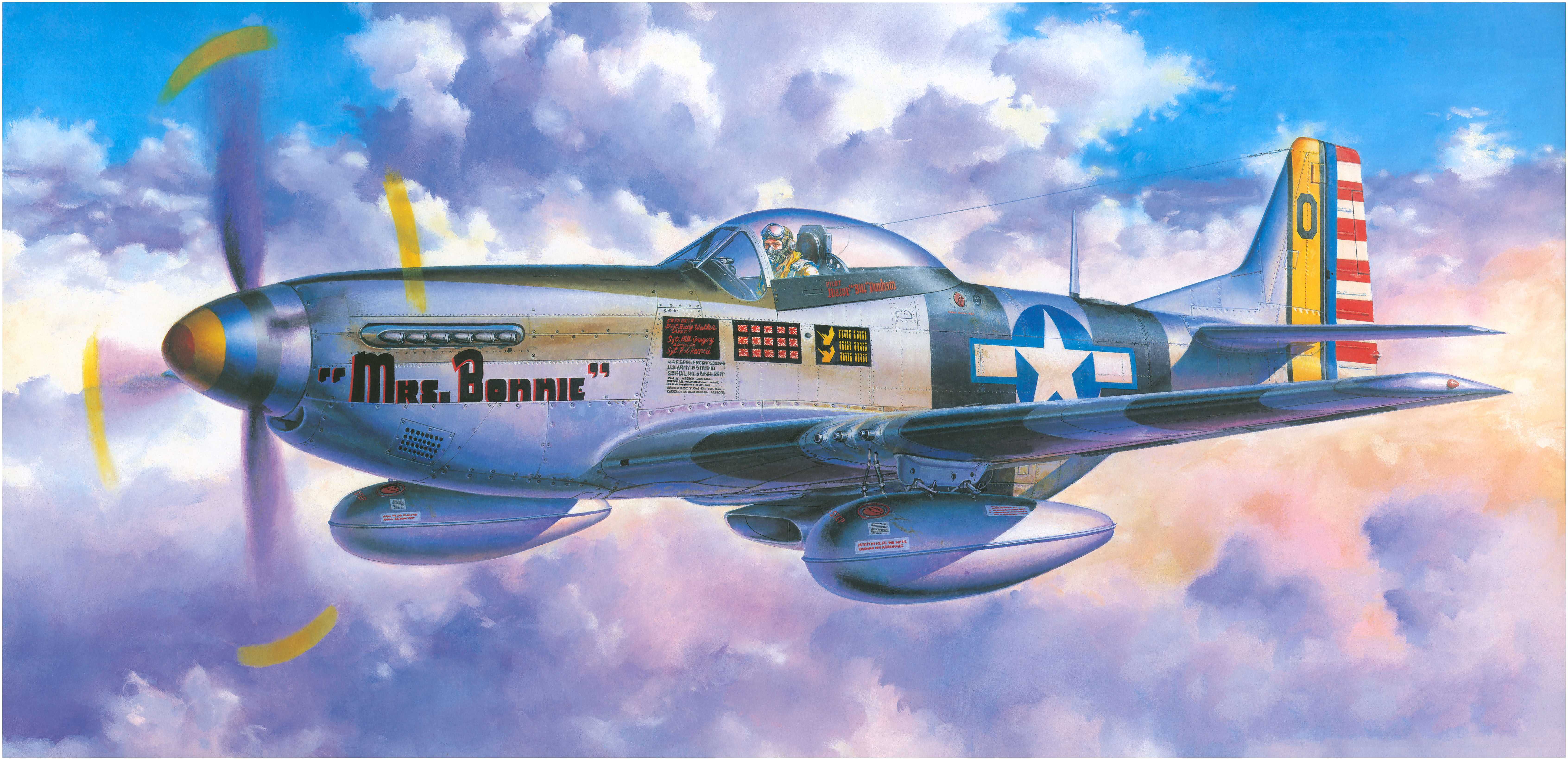 рисунок North American P-51K Mustang