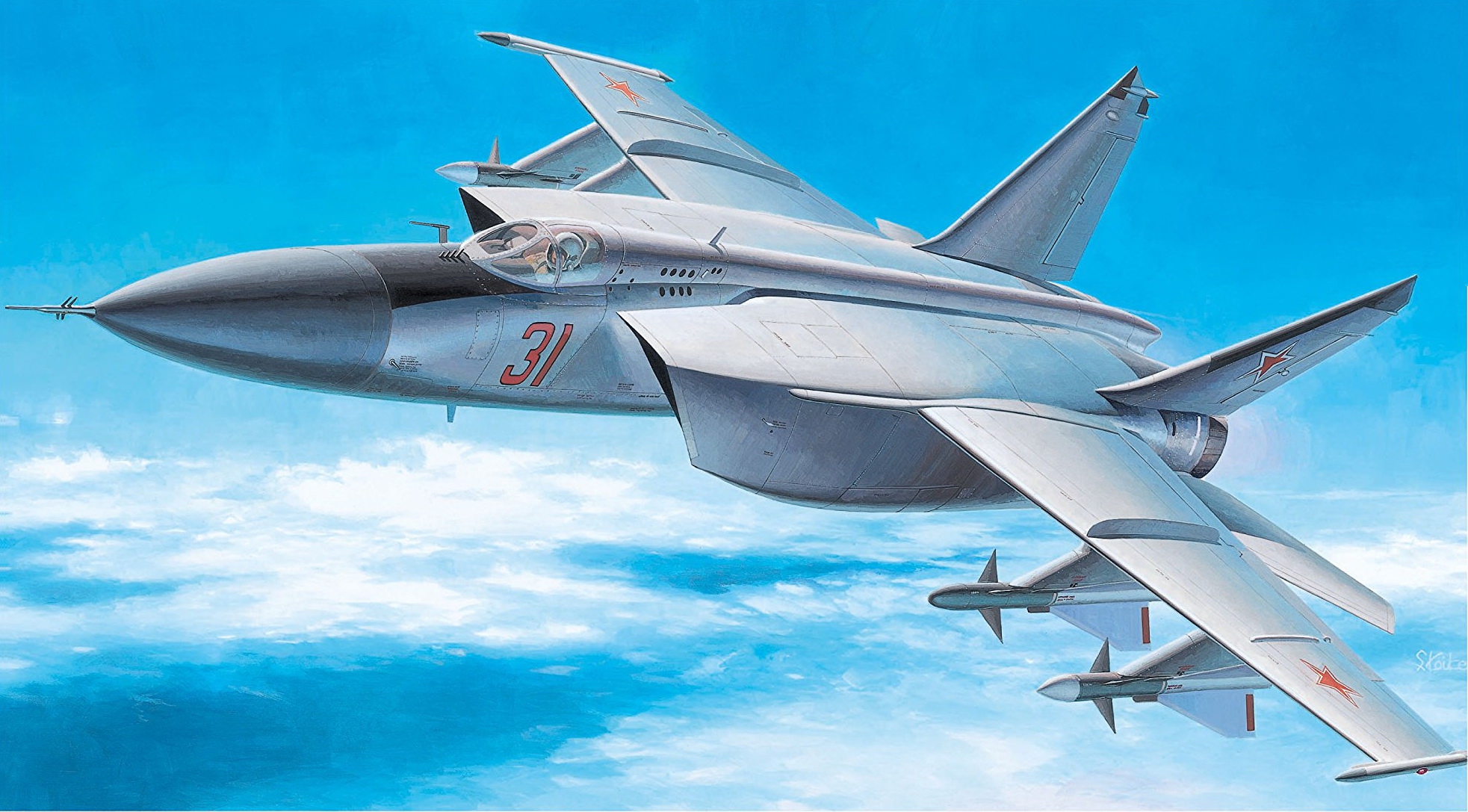 рисунок MiG-25 Foxbat