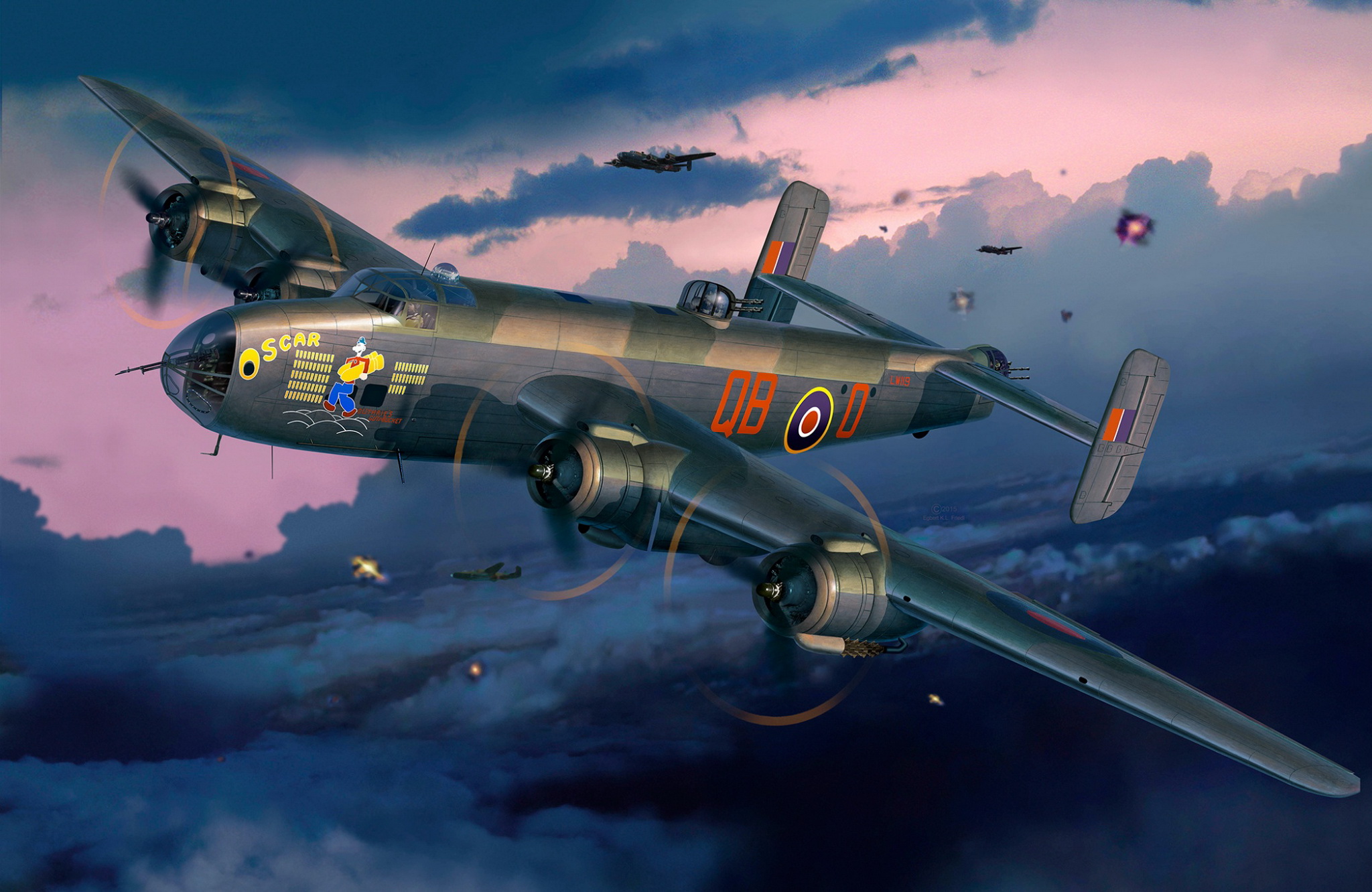 рисунок Handley Page Halifax B Mk.III