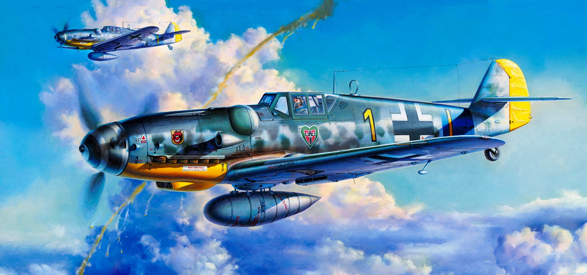 рисунок Messerschmitt Bf 109G-6