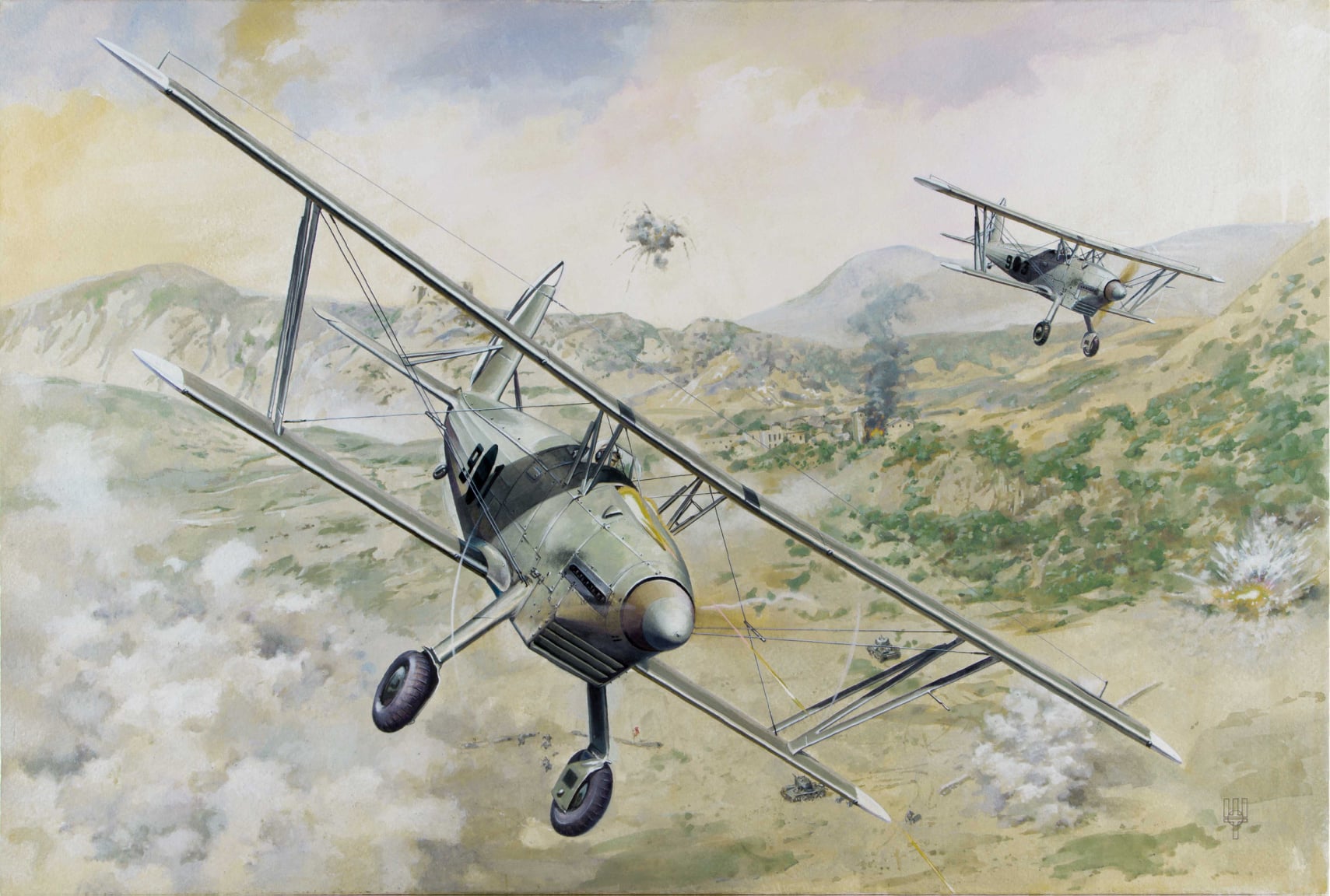 рисунок Arado Ar 68E