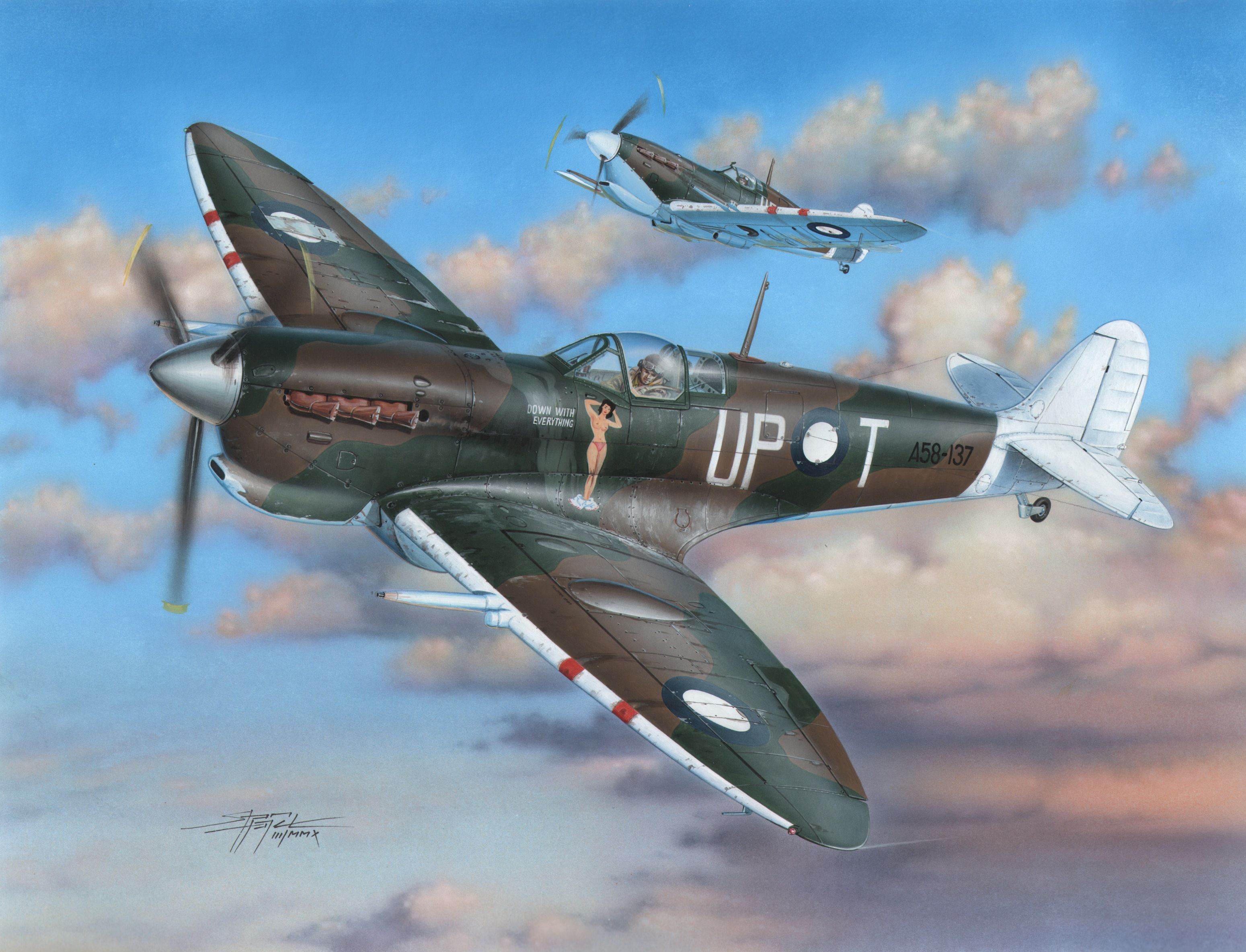 рисунок Supermarine Spitfire Mk.Vc