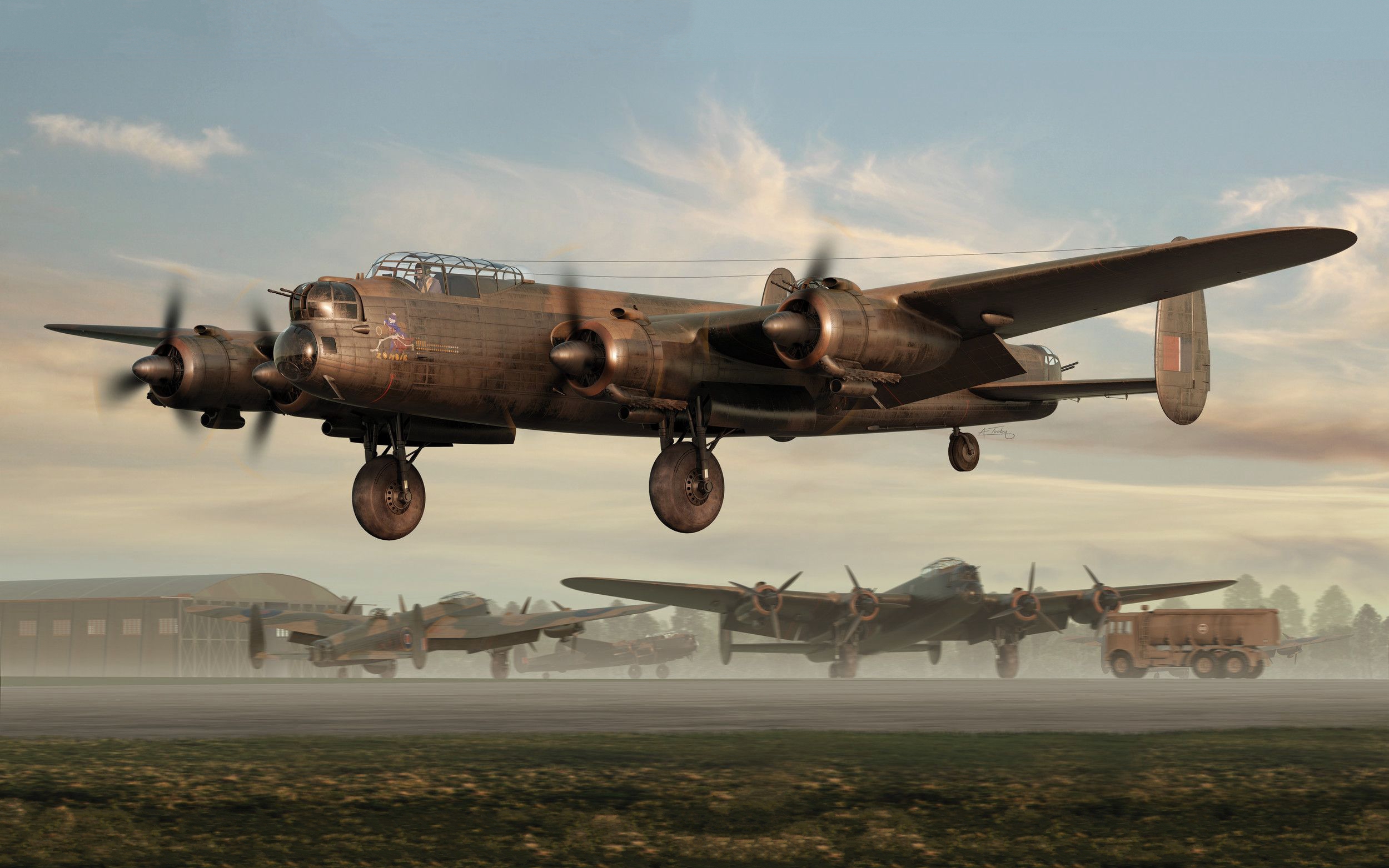 рисунок Avro Lancaster B.II