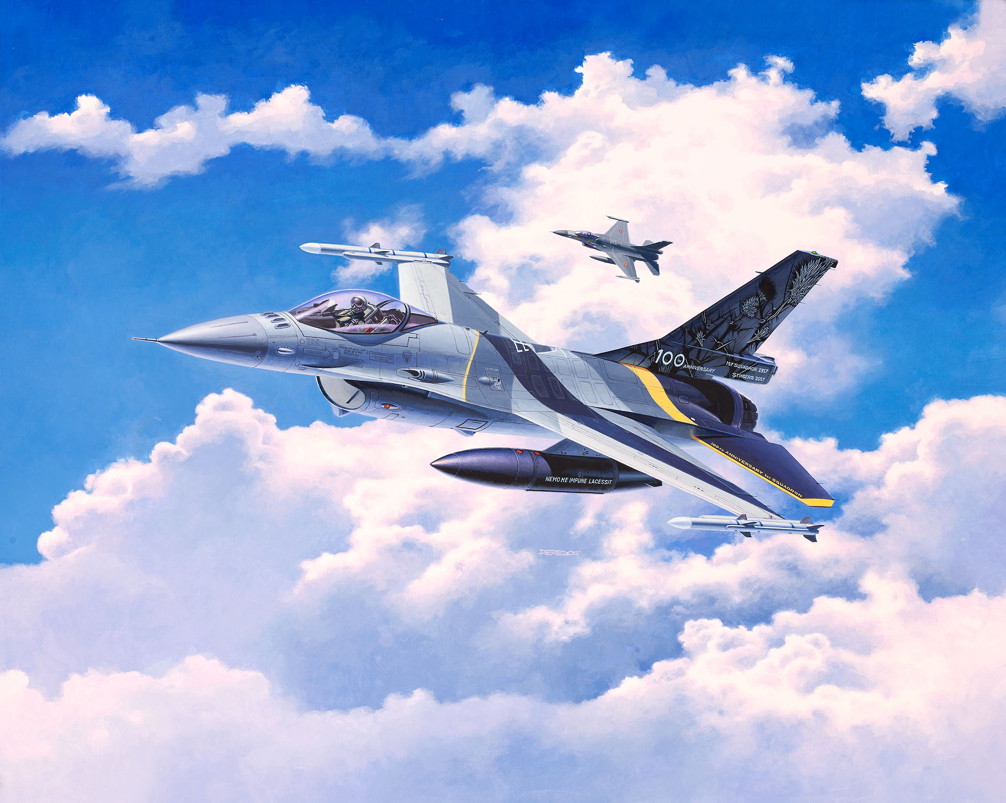 рисунок F-16Mlu 100th Anniversary