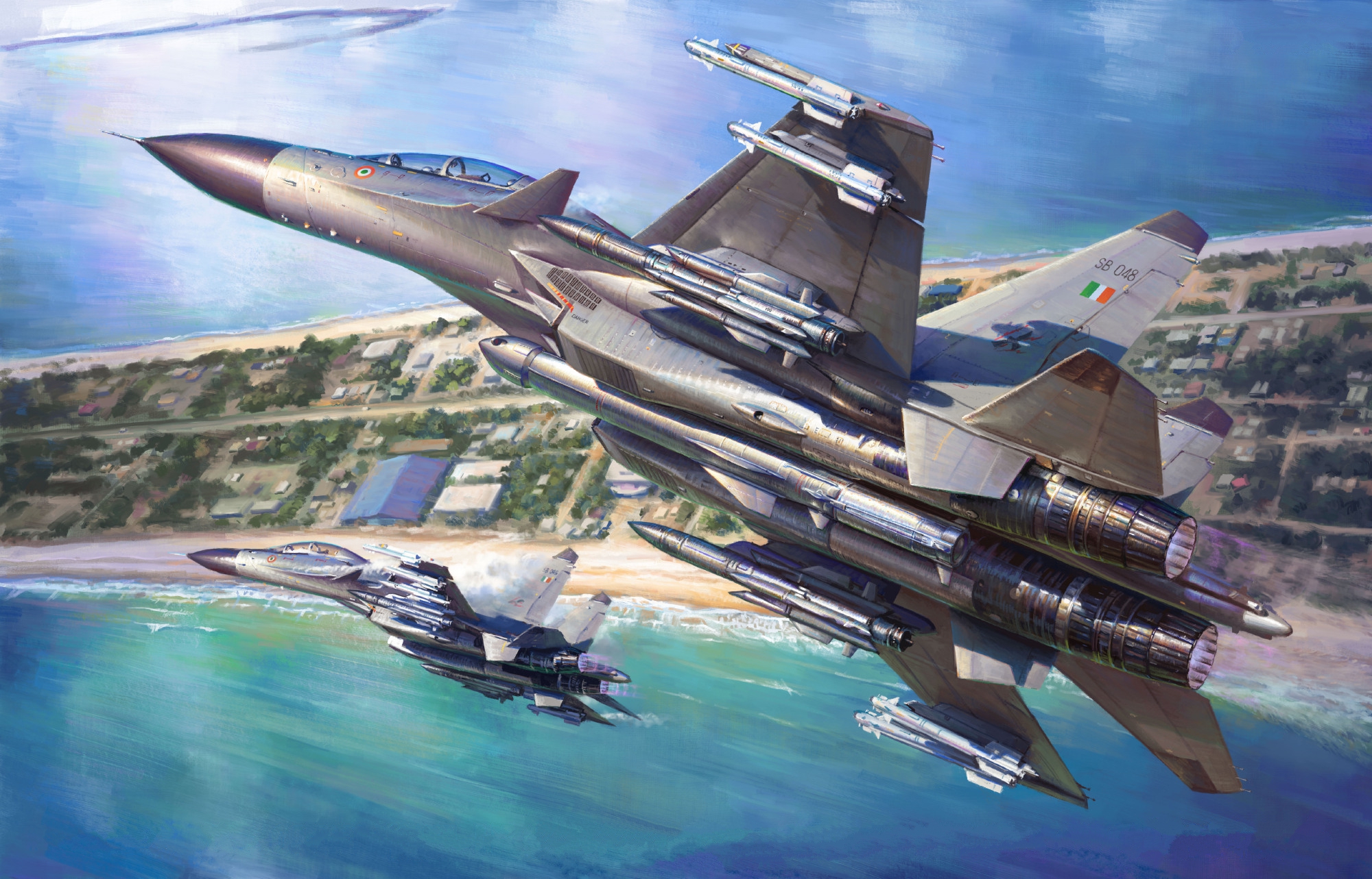 рисунок Su-30MKI Flanker-H
