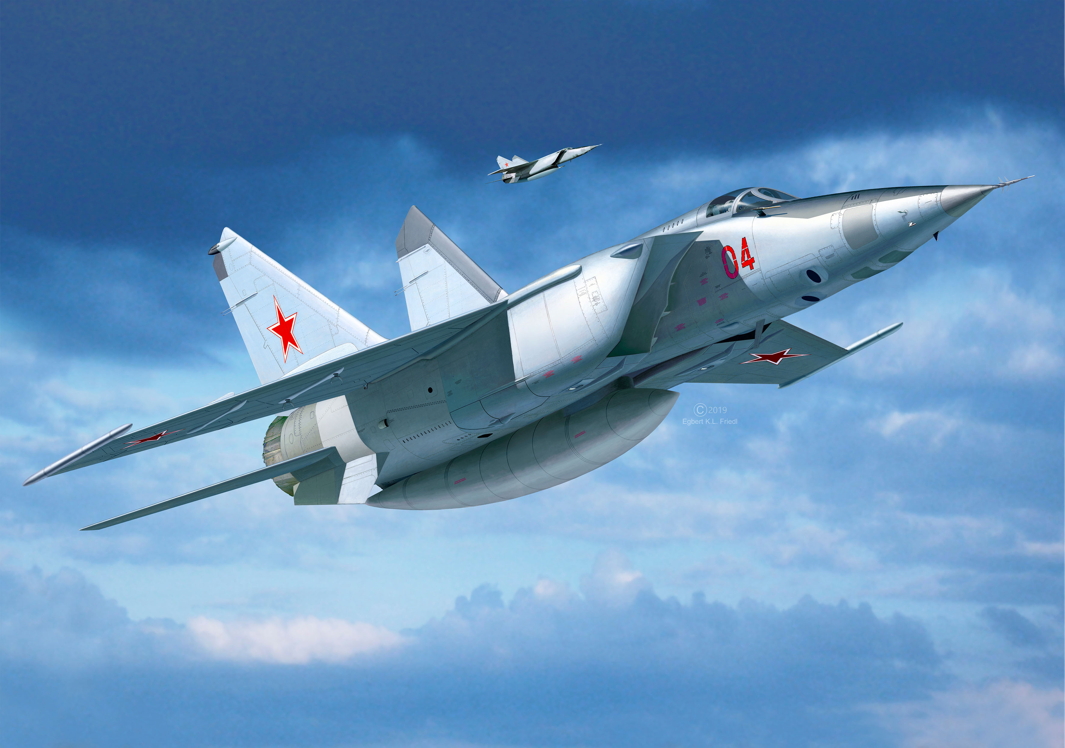 рисунок MiG-25 RBT
