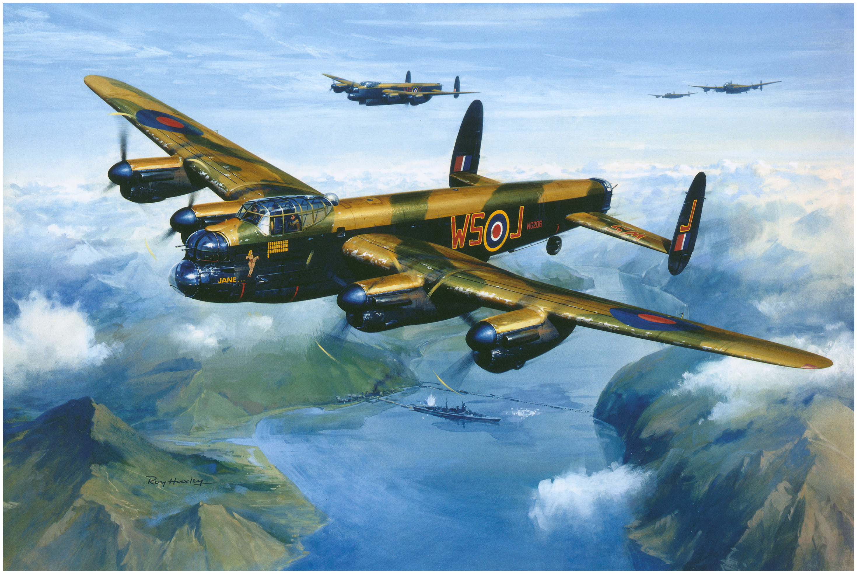 рисунок Avro Lancaster B.I/III