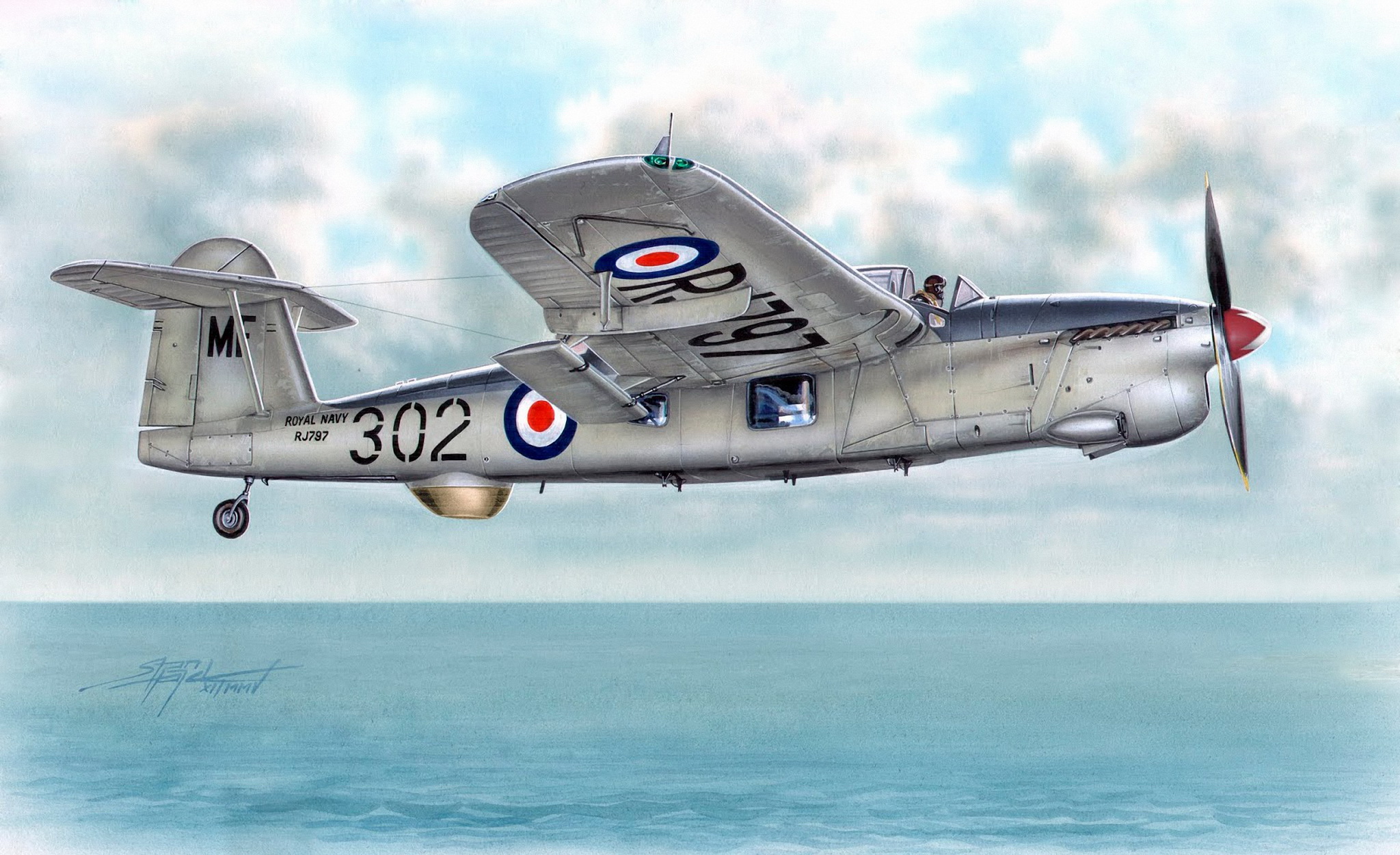 рисунок Fairey Barracuda Mk.III