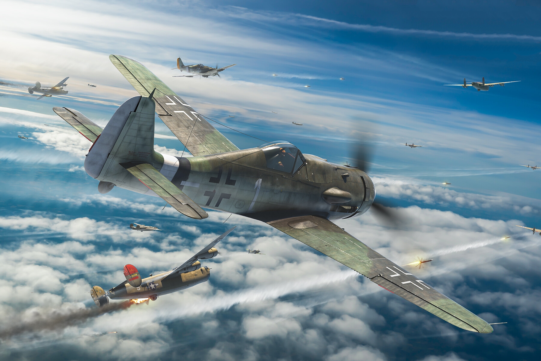 рисунок Fw 190D-9