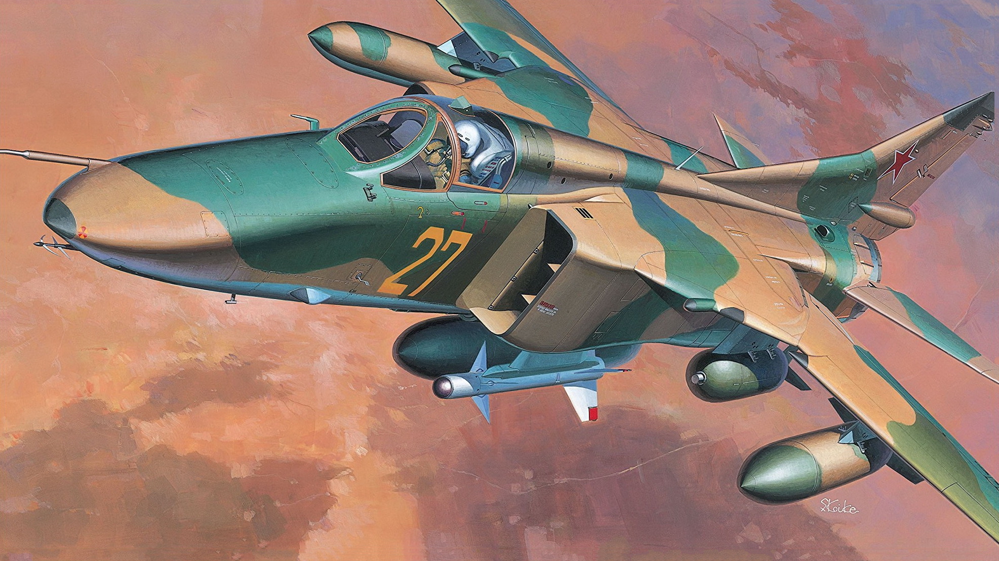 рисунок MiG-27 Flogger D