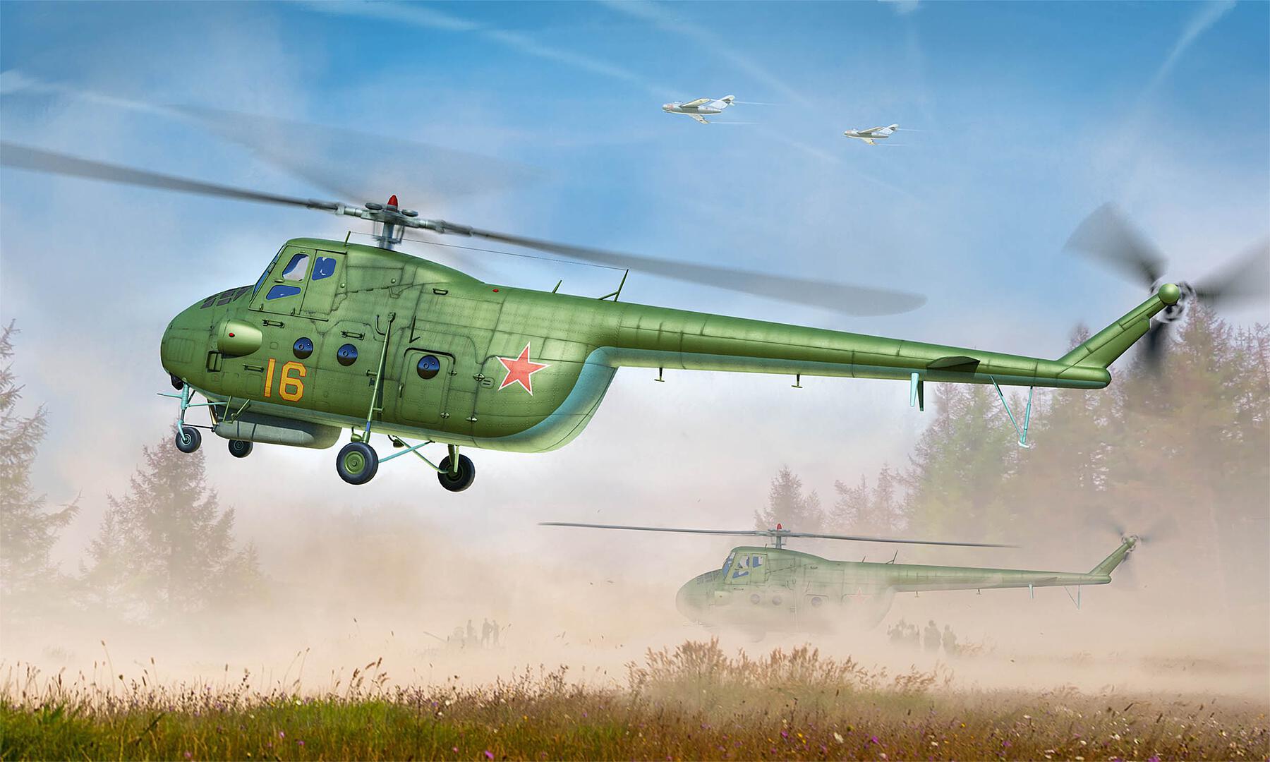 рисунок Mi-4A Hound