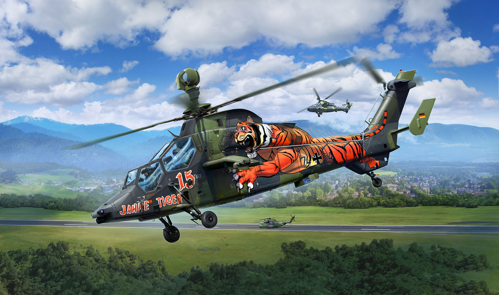 рисунок Eurocopter Tiger