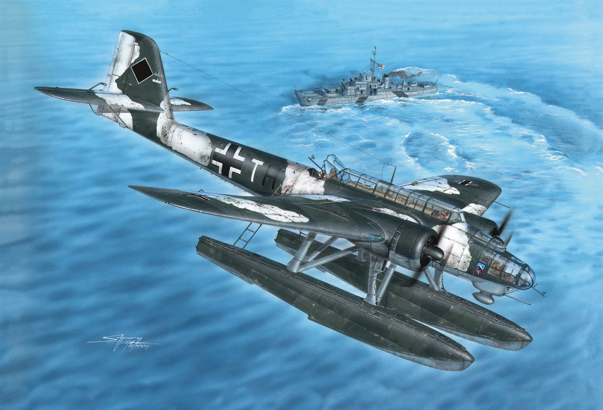 рисунок Heinkel He 115B