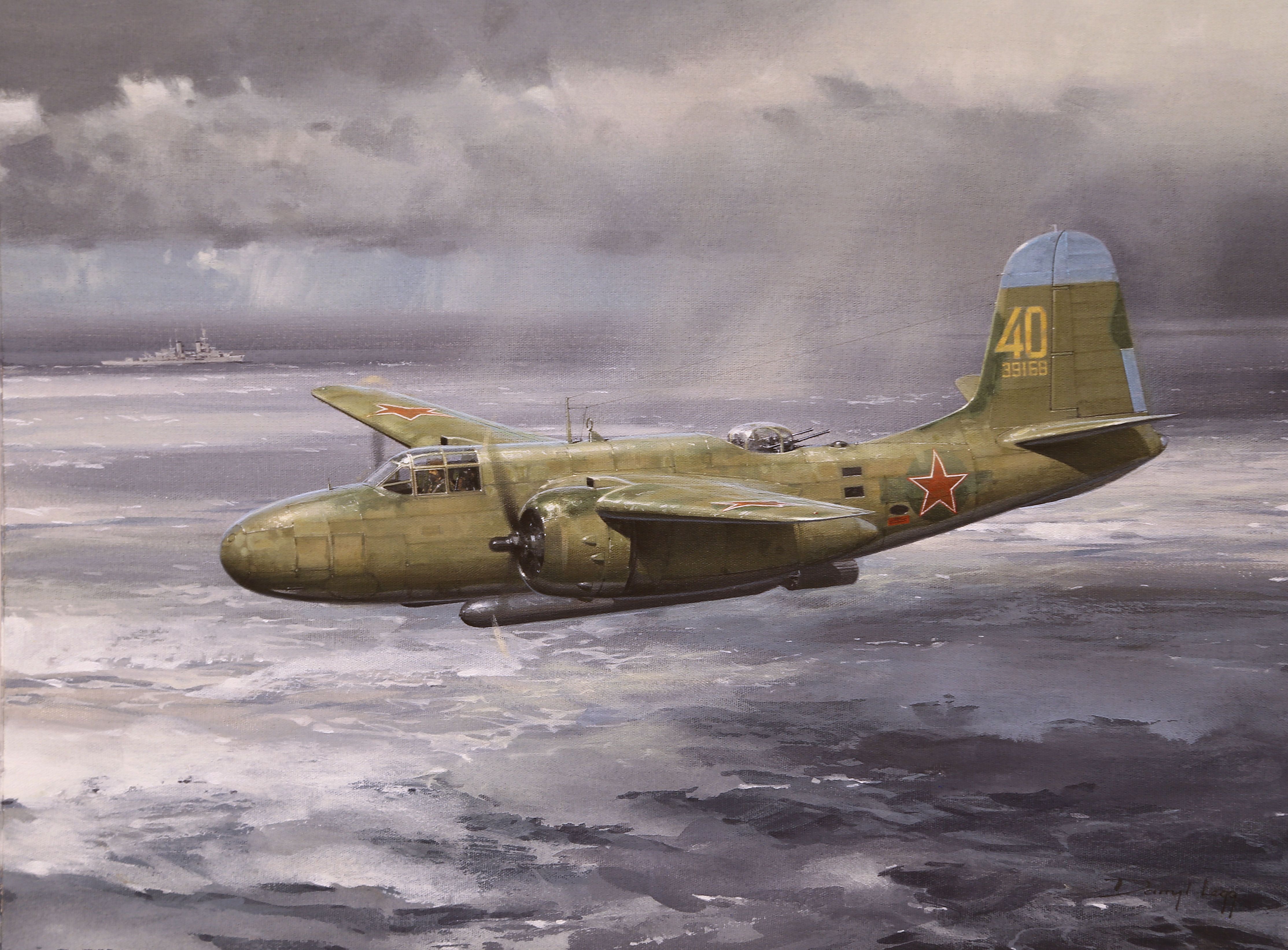 рисунок торпедоносец А-20